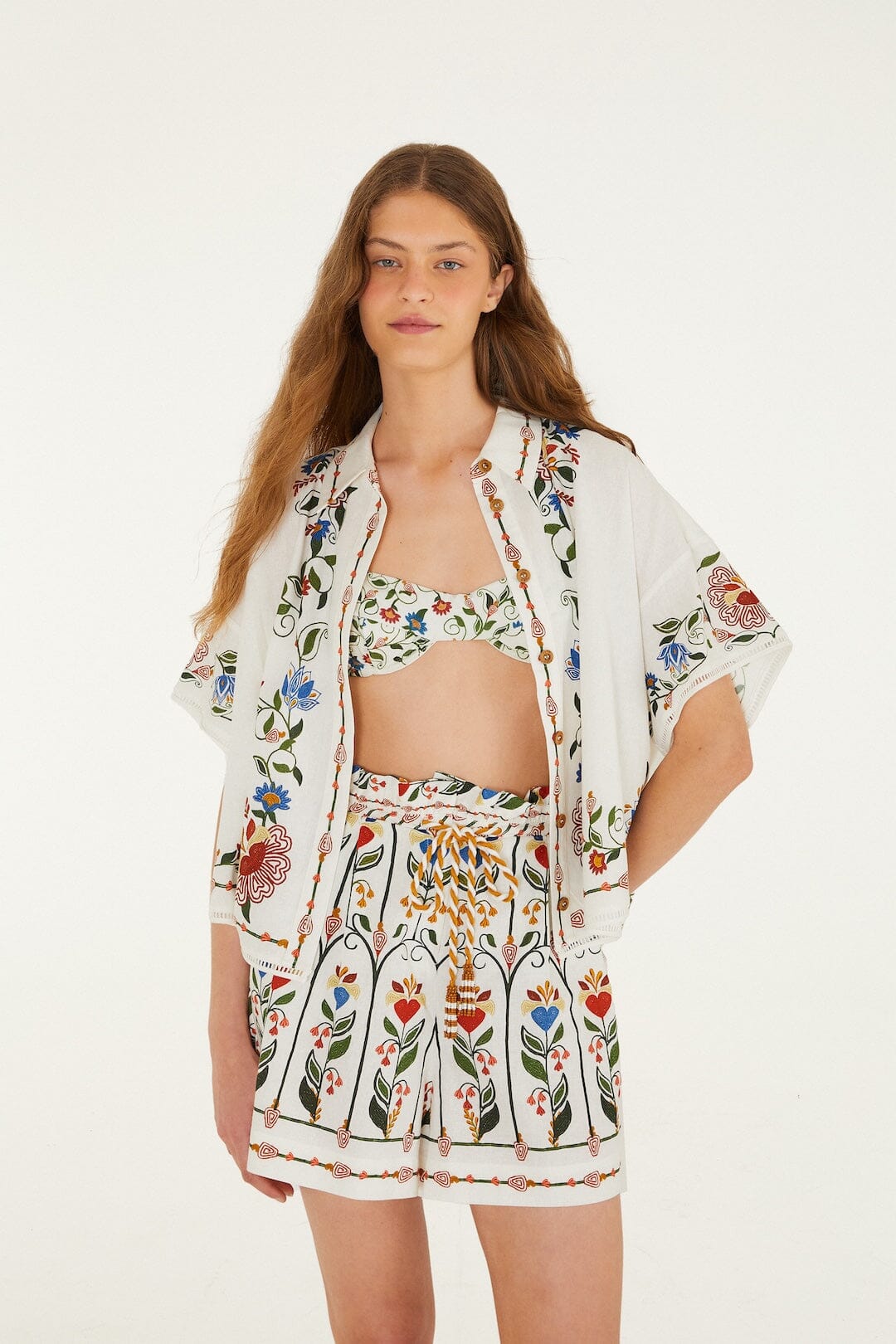 Off-White Stitched Garden Shorts