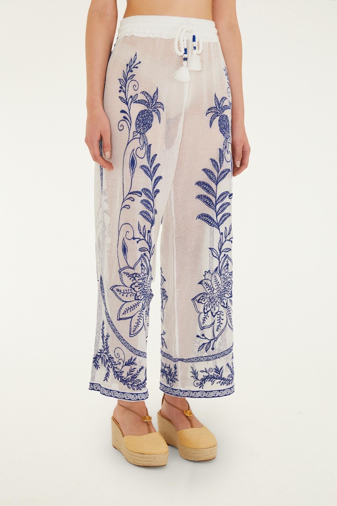 Off-White Nina Embroidery Pants