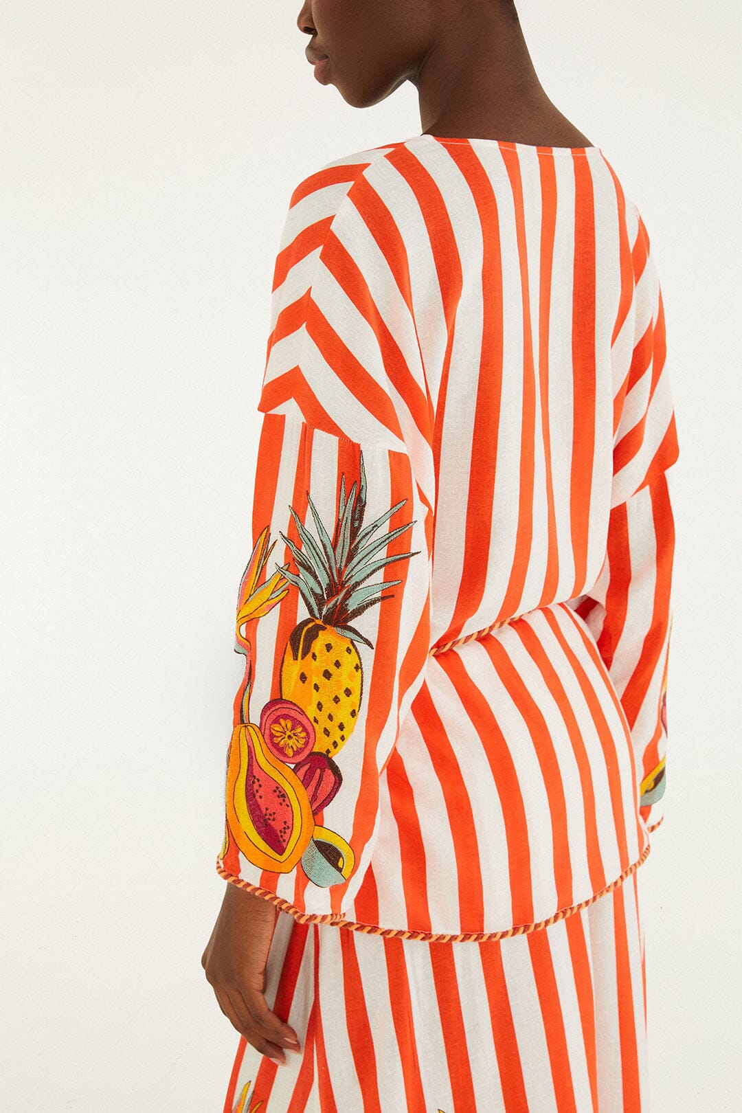 Blouse With Rope Detail As A Belt