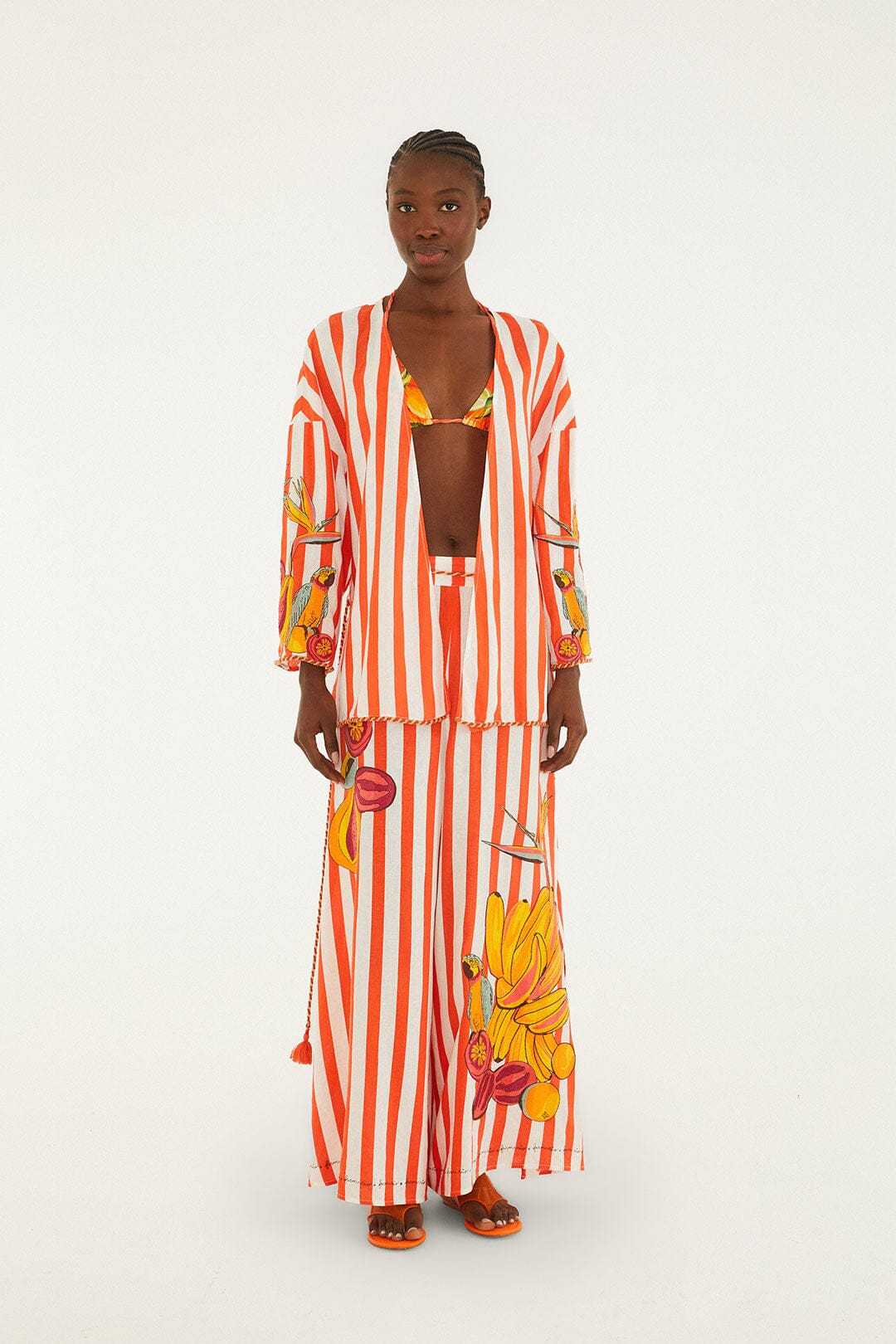 Blouse With Rope Detail As A Belt