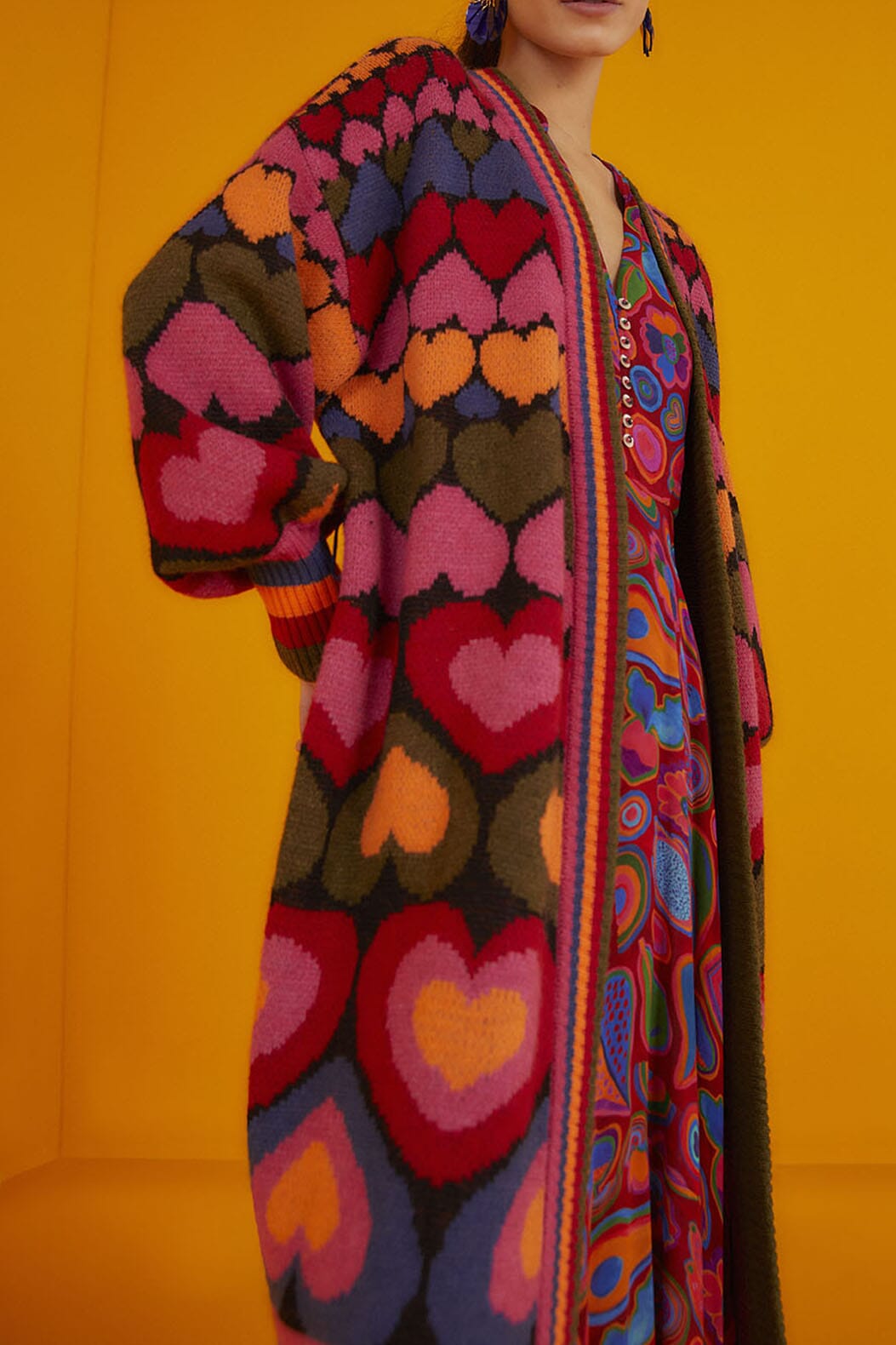 Full Of Hearts Midi Cardigan