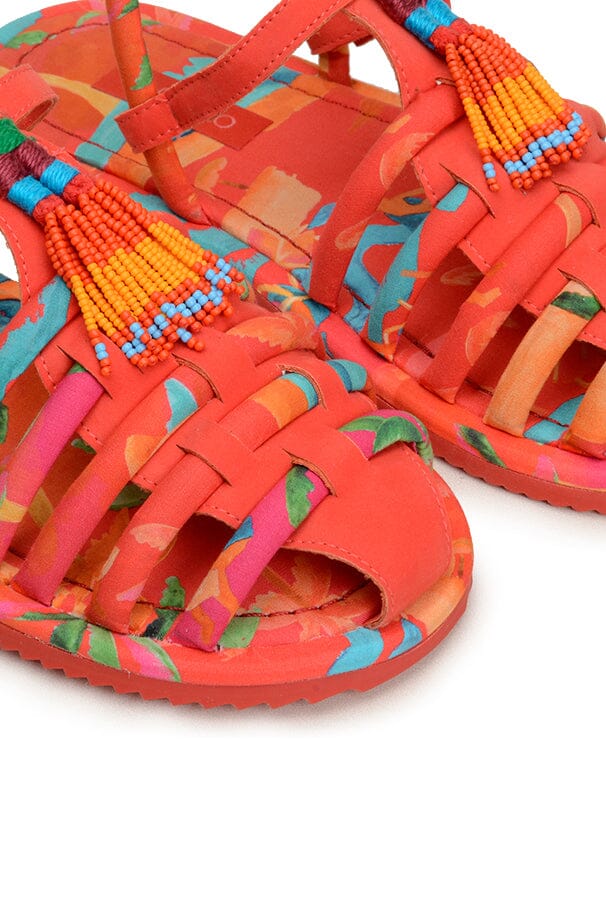 TROPICAL TUBE STRAP SANDAL