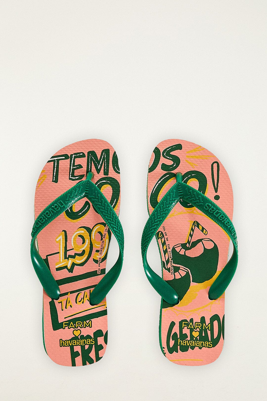 Pink Temos Coco Havaianas Sandals