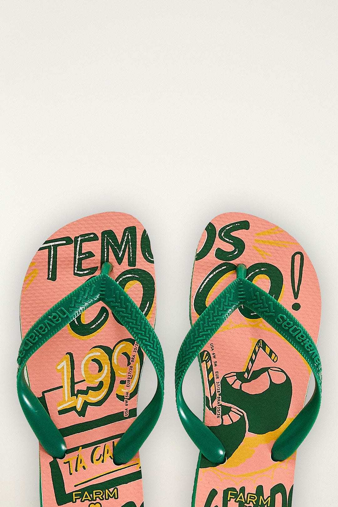 Pink Temos Coco Havaianas Sandals
