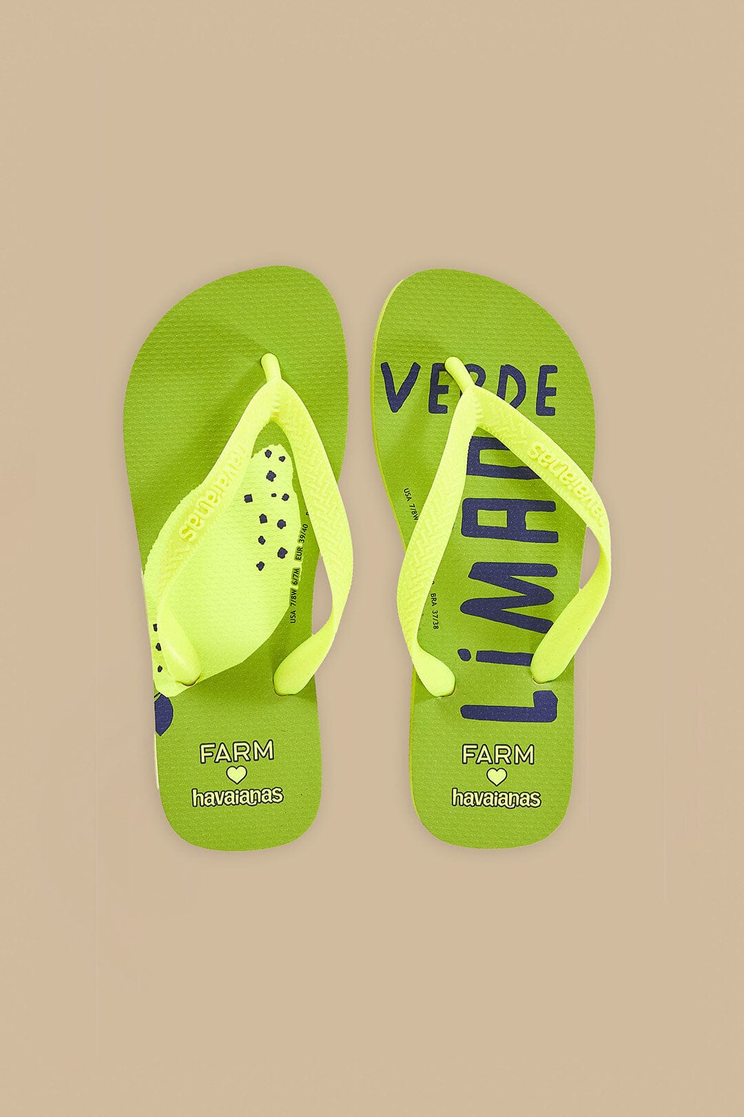 Green Lime Havaianas Sandals