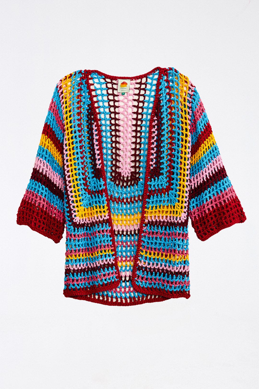 Multicolor Crochet Cardigan