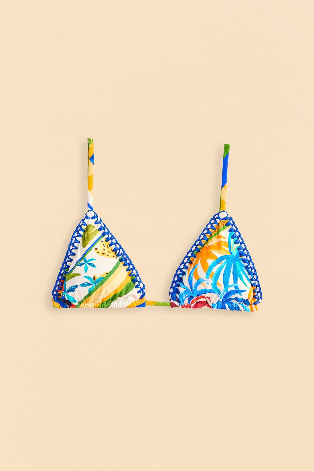 Bahia Mixed Scarves Triangle Bikini Top – FARM Rio