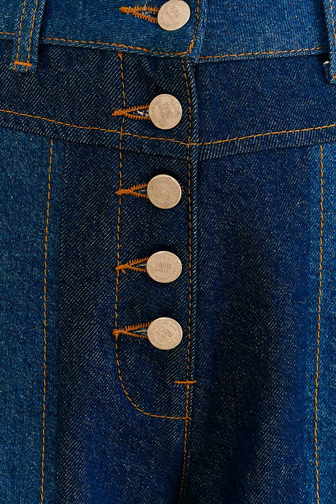 Frayed Hem Stonewashed Monogram Patch Jeans - Ready to Wear