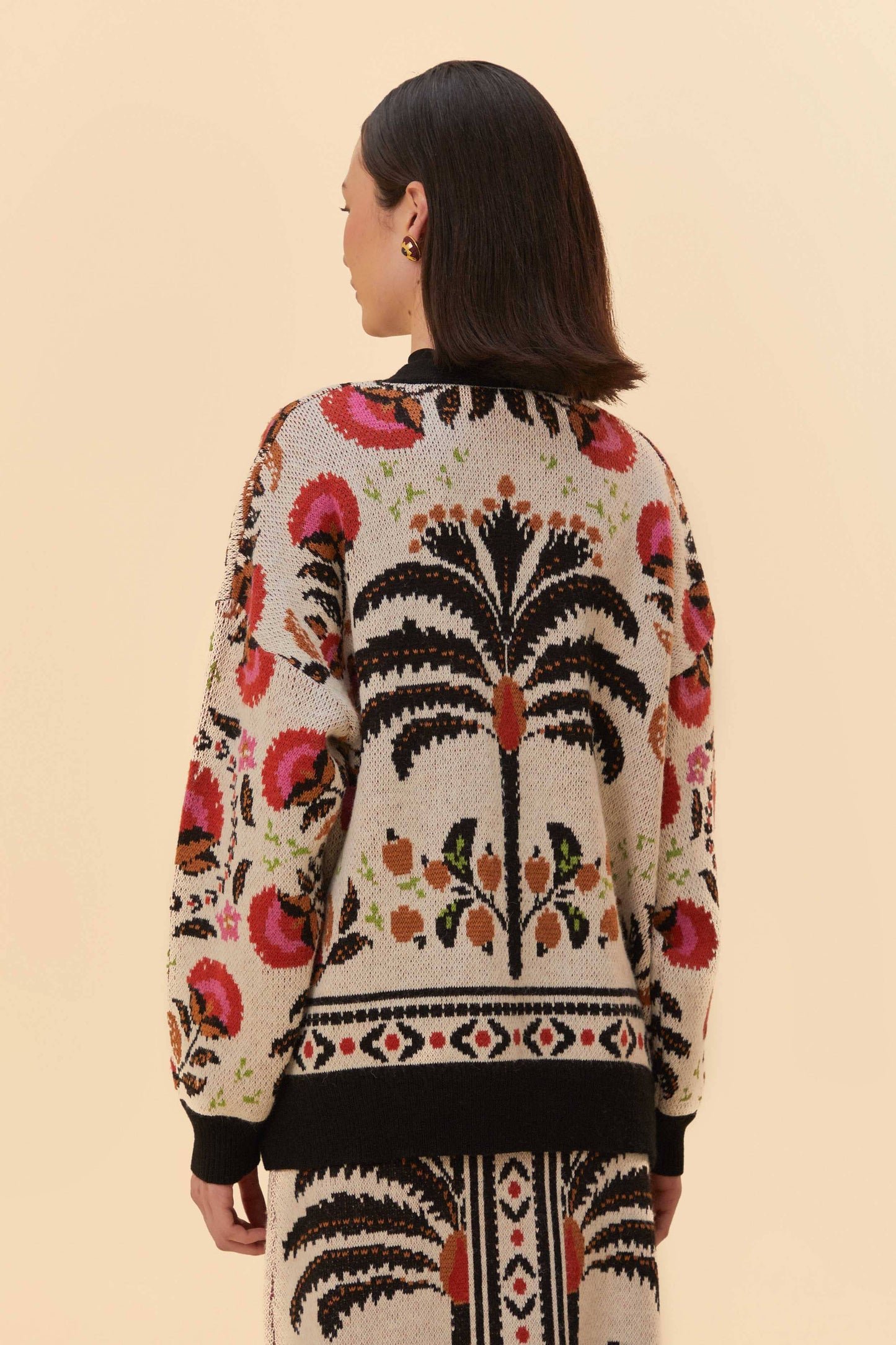 Sand Palms Paradise Knit Cardigan