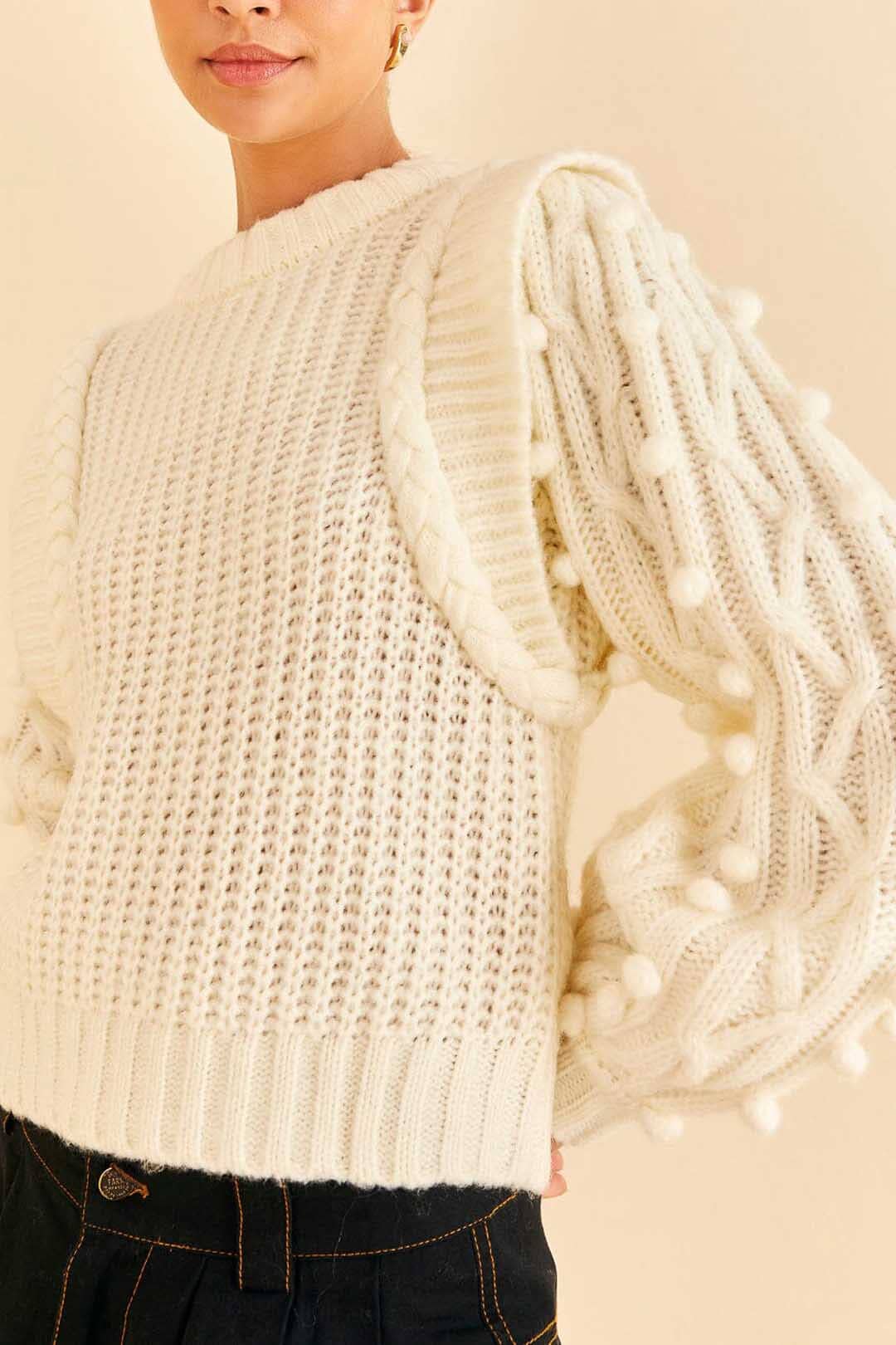 Off-White Braided Sweater