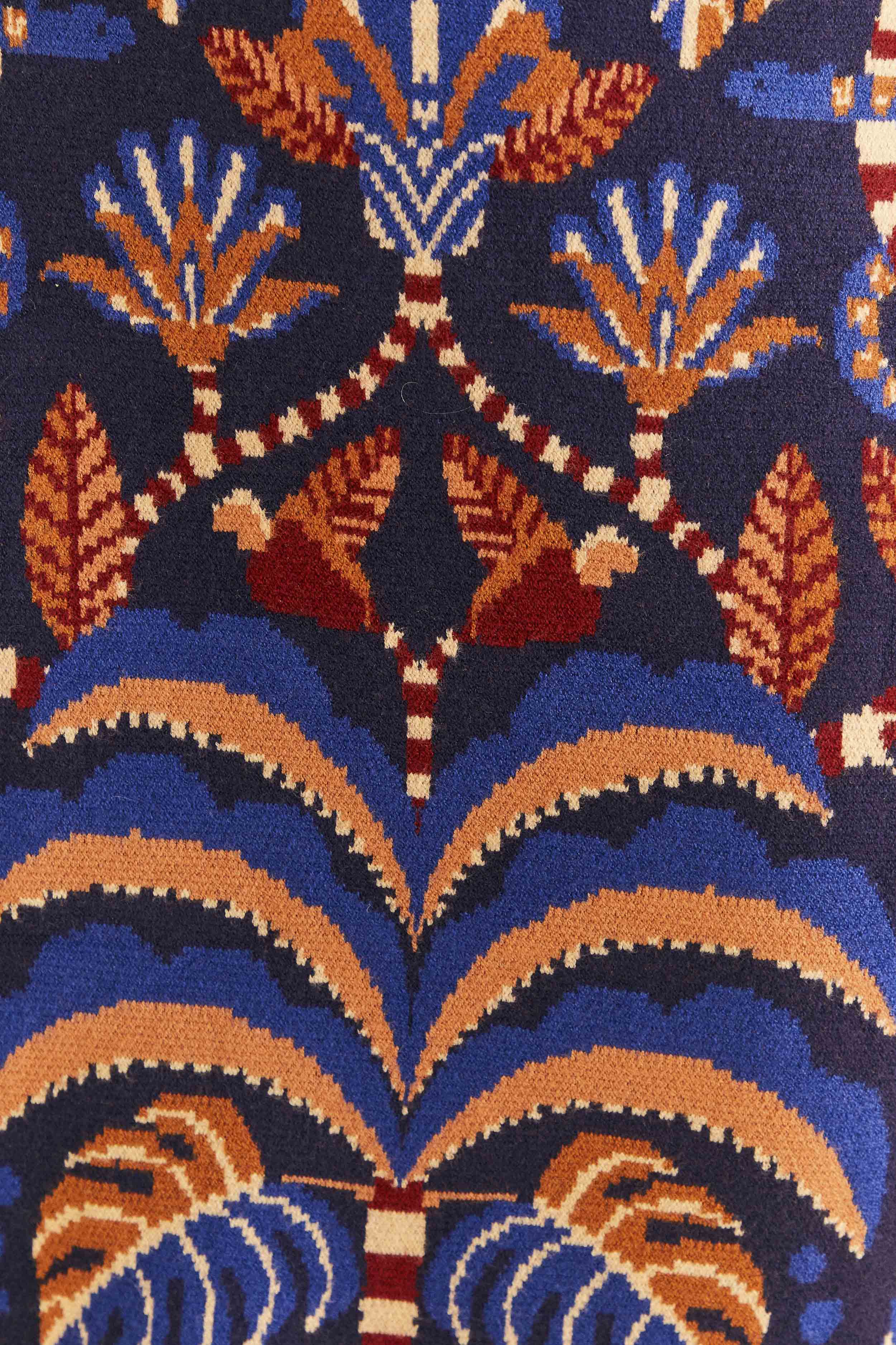 Blue Nature Beauty Scarf Knit Midi Skirt – FARM Rio