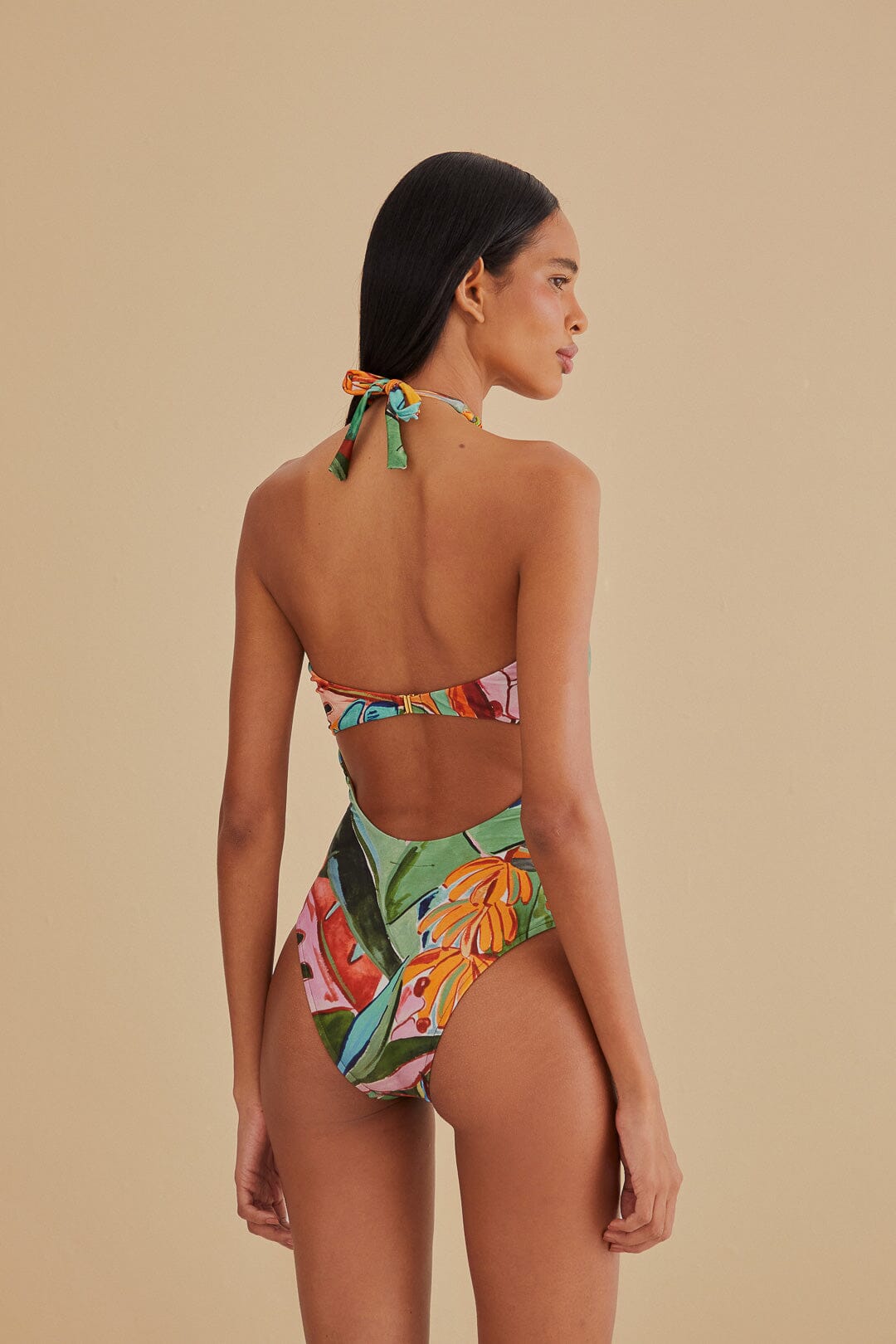 Banana Foliage One Piece Swimsuit