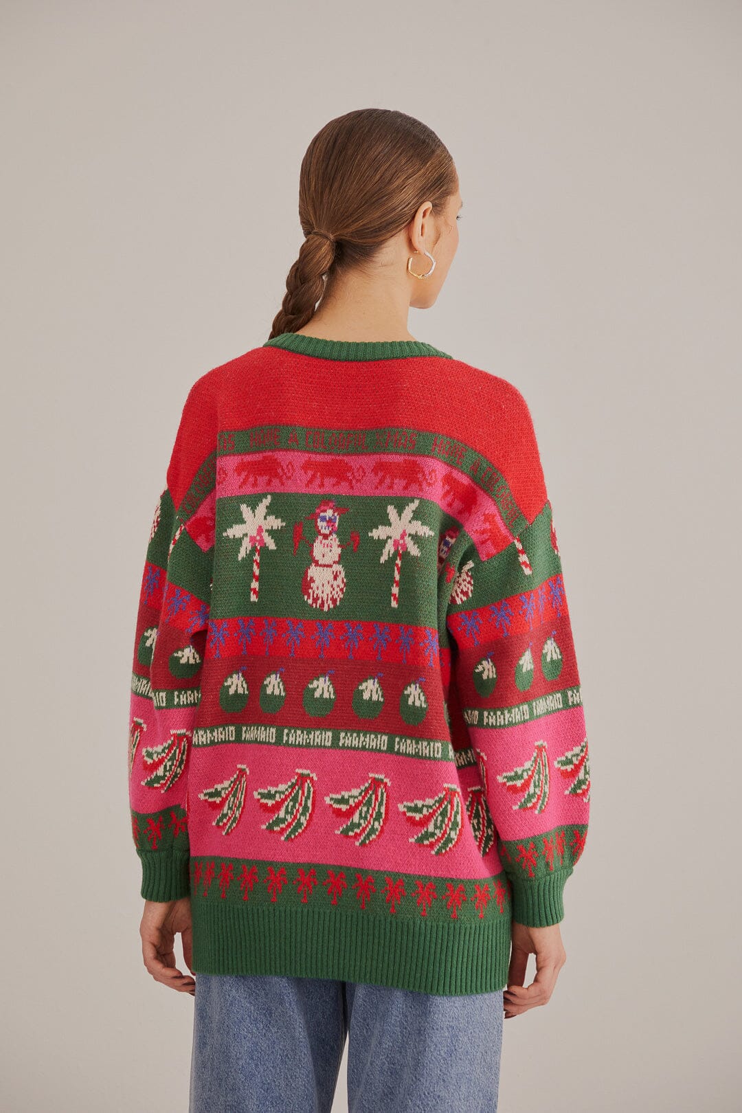 Tropical deals christmas sweater