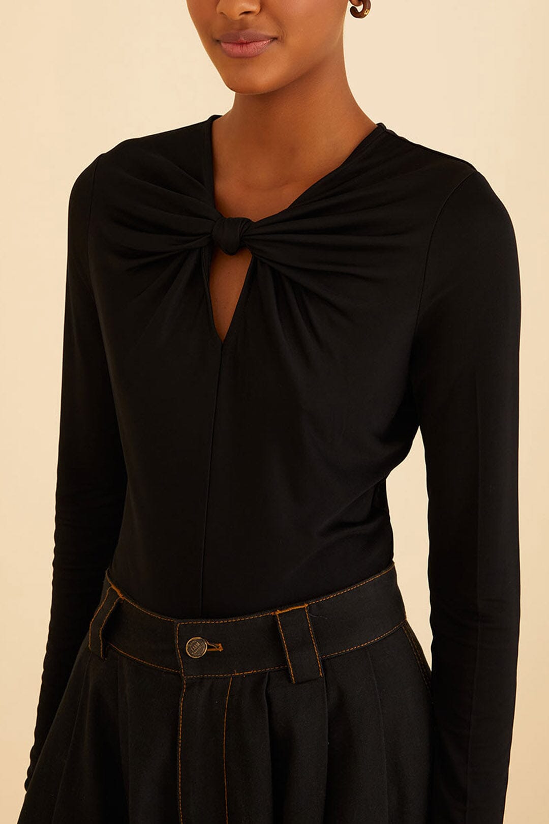 Black Long Sleeve Bodysuit