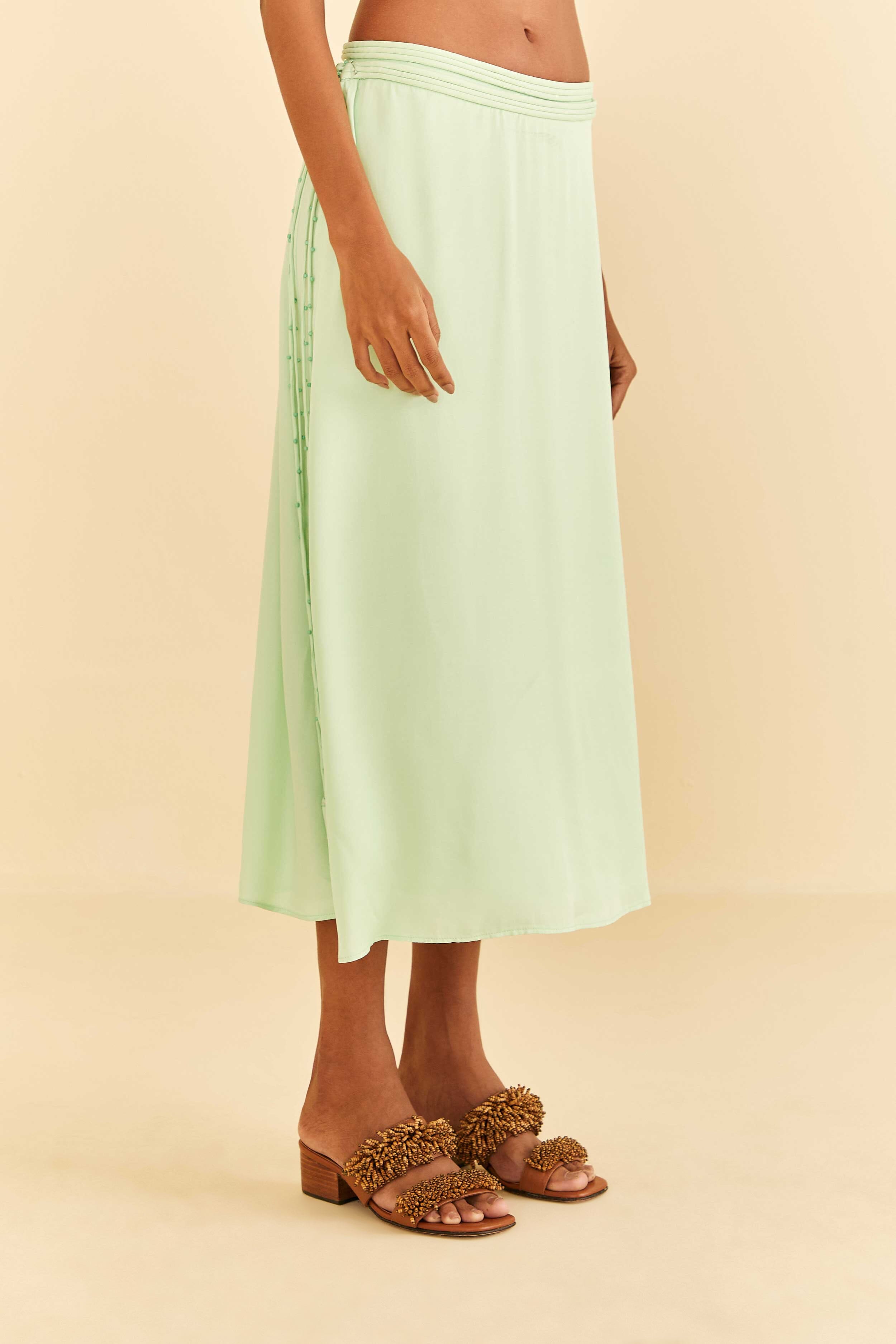 Flowy mint clearance green skirt