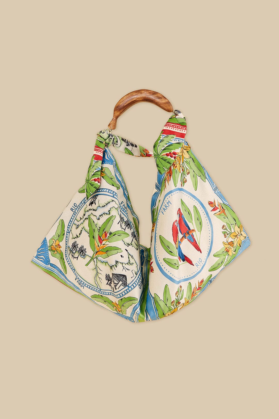 Tropical Destination Scarf Bag