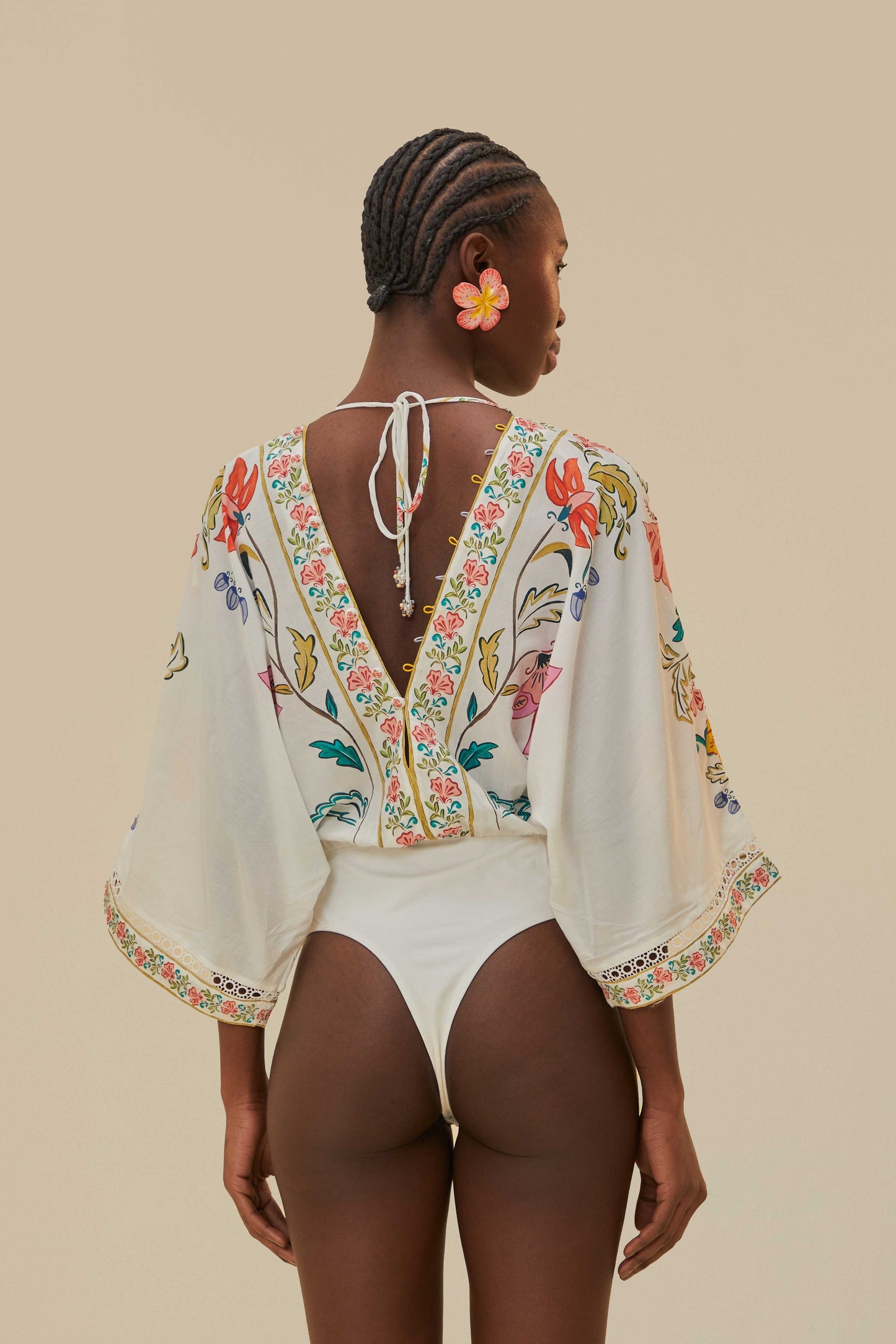 Off-White Insects Floral Bodysuit