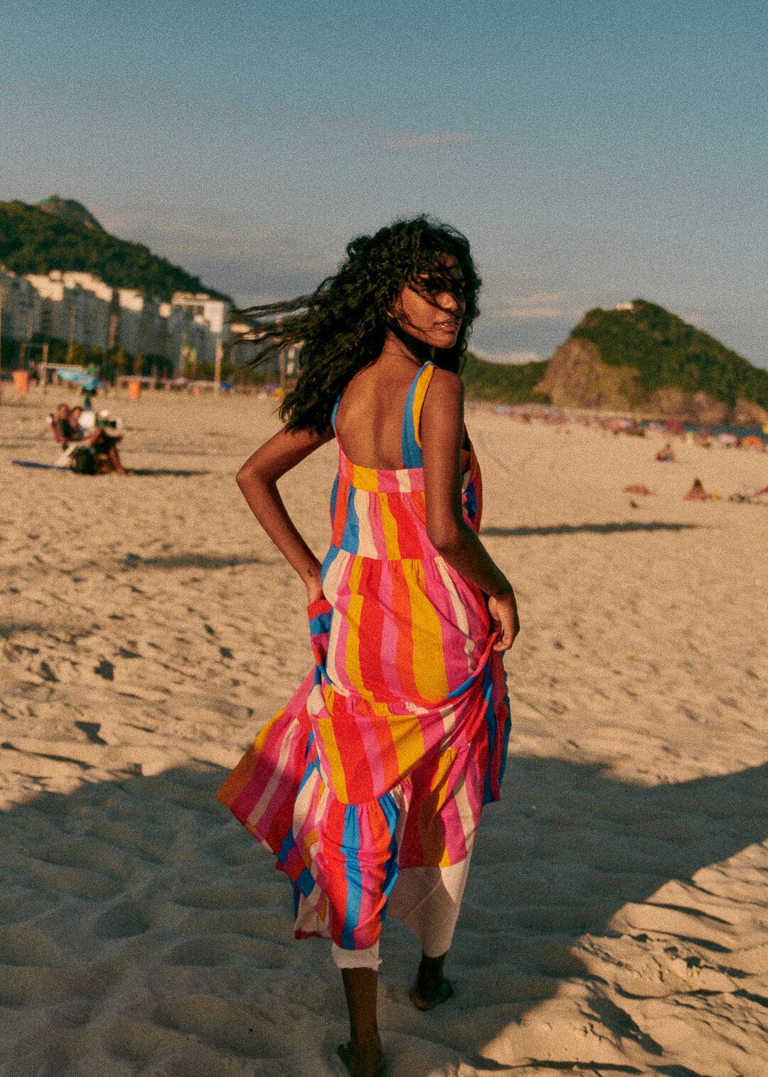 Carioca Stripes Multicolor Mara Maxi Dress