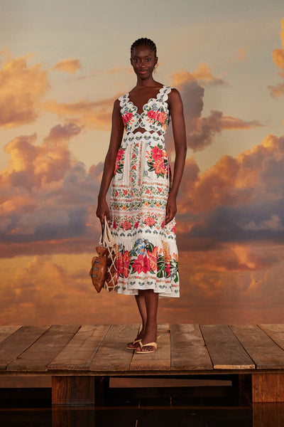 farm rio off white macaw bloom mini dress Garden Maxi Color:Lavender Grey belt to define the Stretch Shimmering Spandex Mermaid women's style
