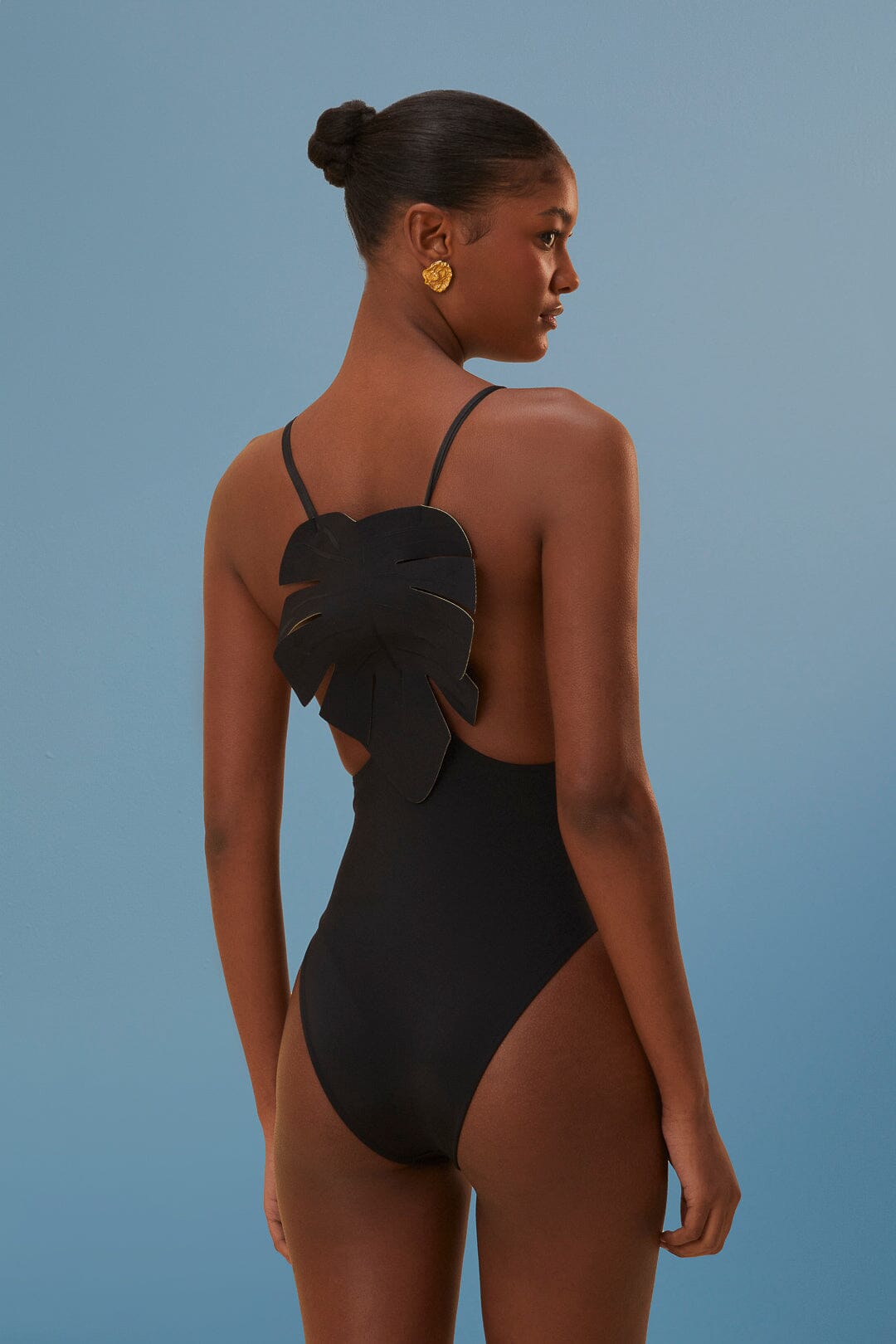 Black One-Piece Swimsuit