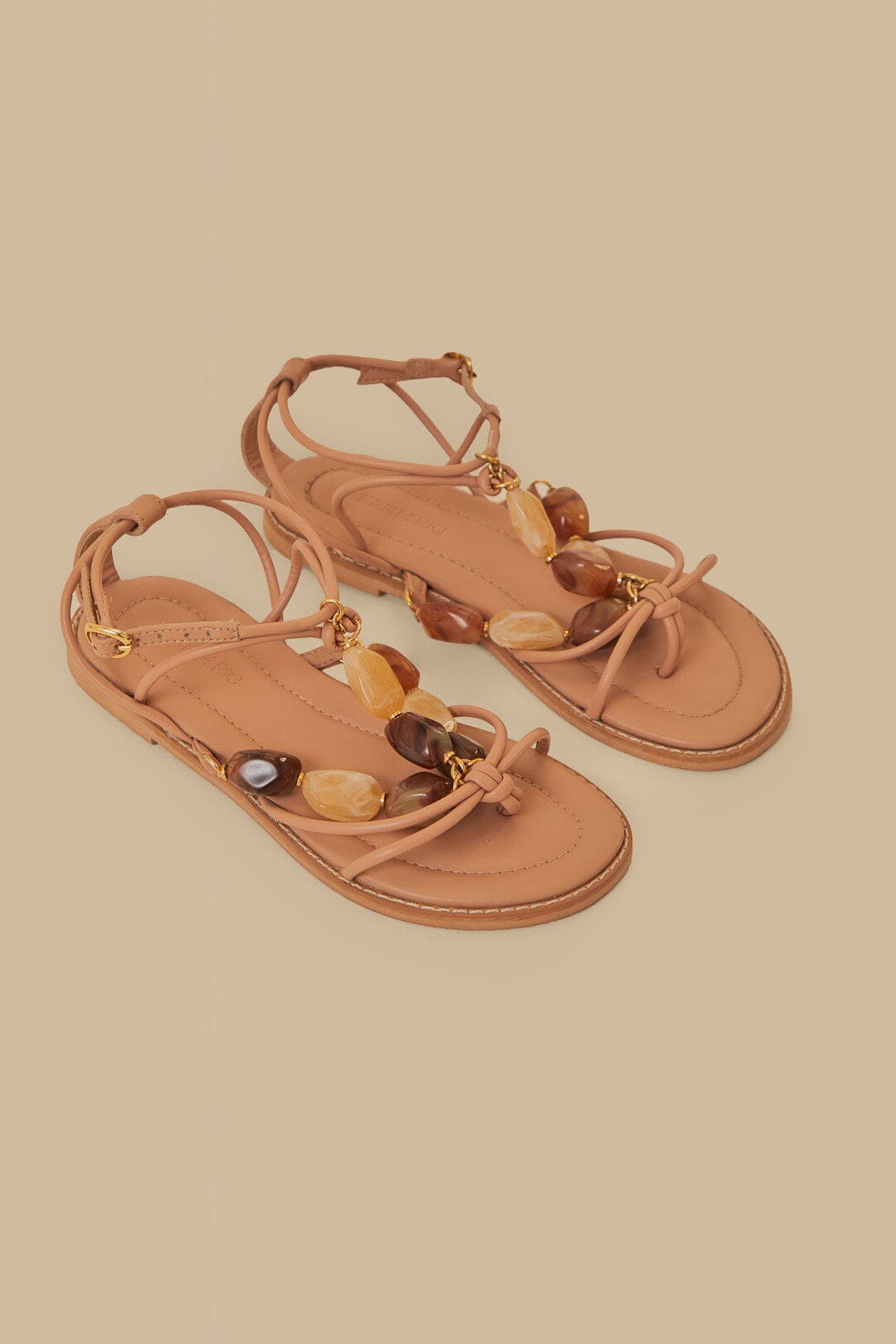 Pink Gem Straps Sandal