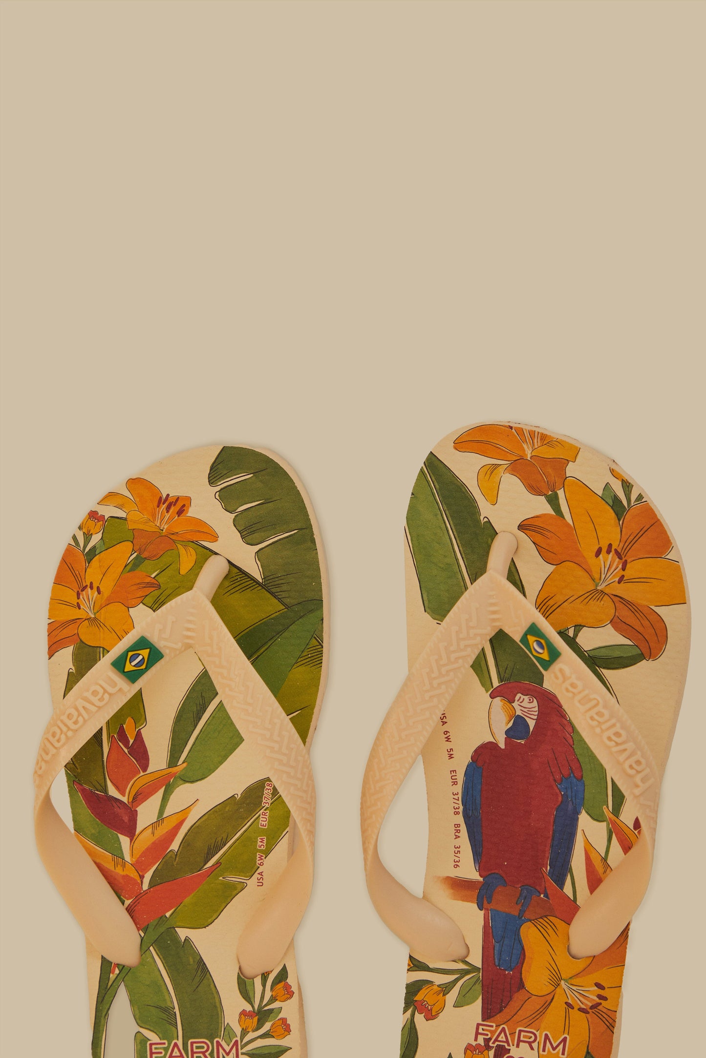 Farm Ararinhas Havaianas Sandals