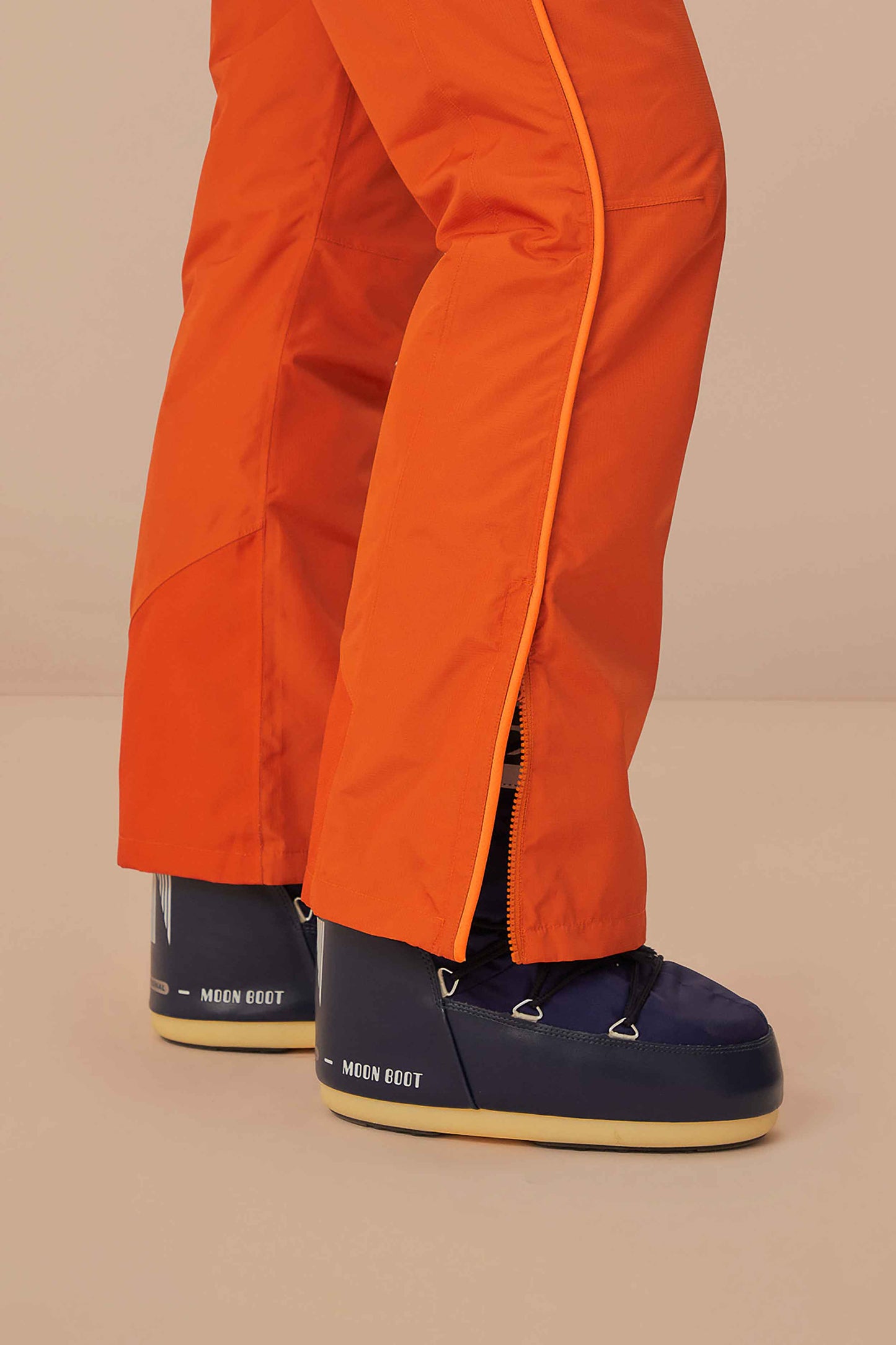 Orange Ski Pants