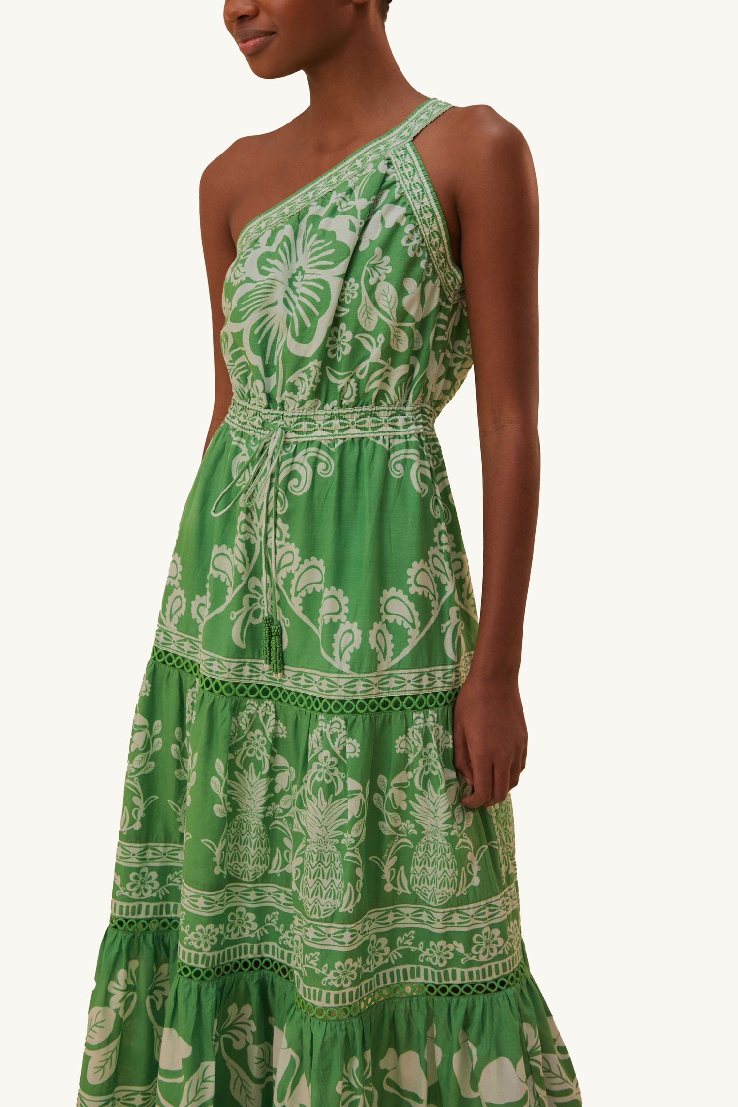 Green Sweet Garden Maxi Dress