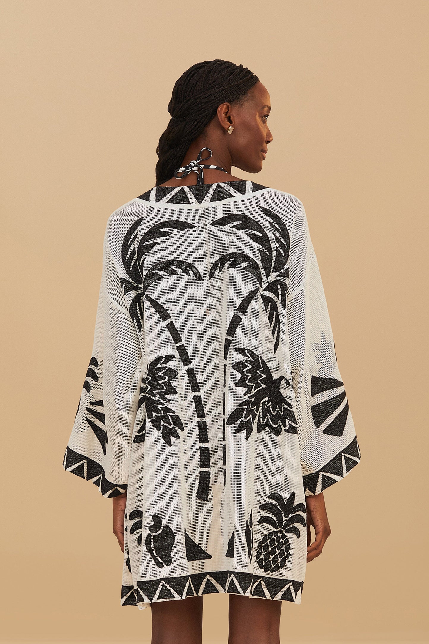 White Coconut Kimono Dress