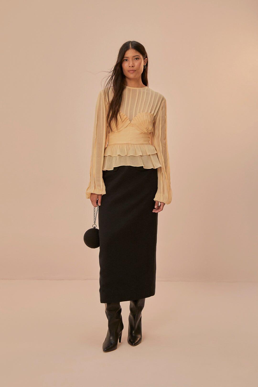 Black Midi Skirt