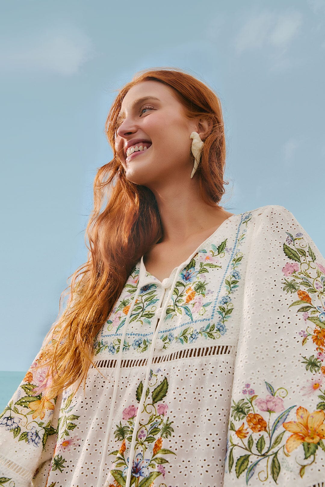 Sweet Bloom Bouquet Short Cover Up