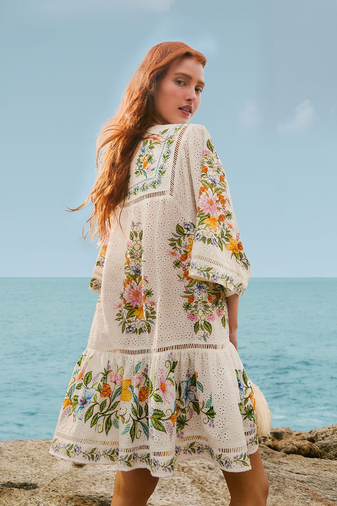 Sweet Bloom Bouquet Short Cover Up