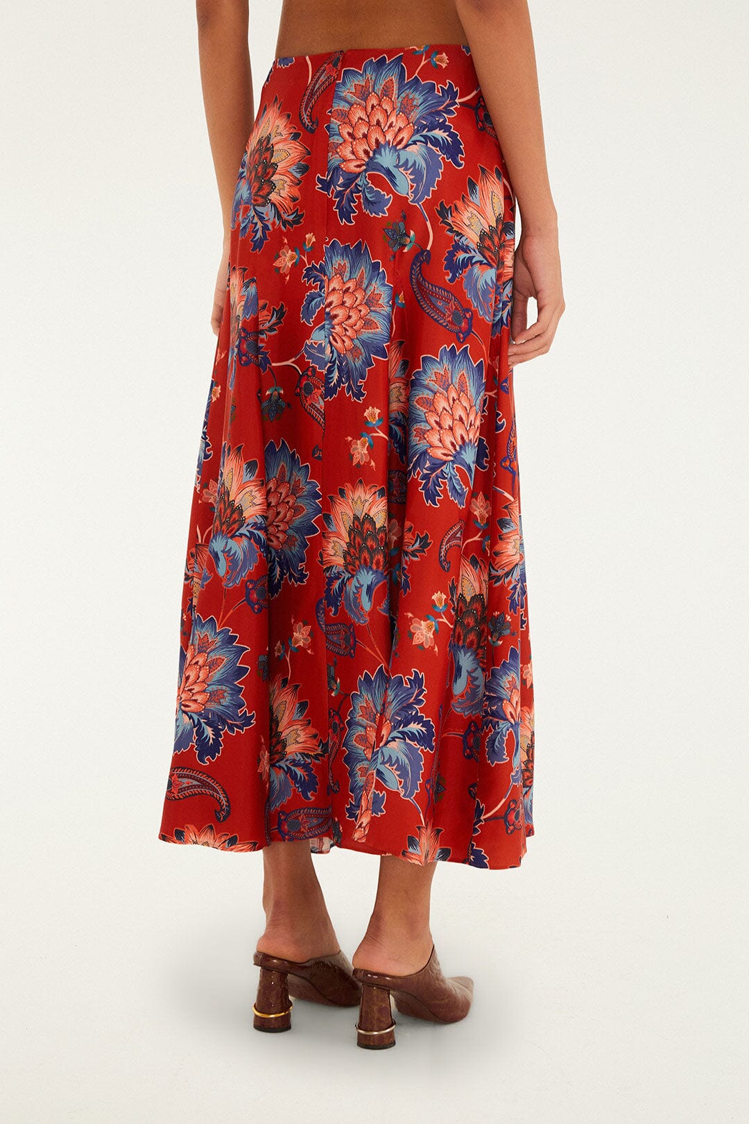 Red Luang LENZING™ Maxi Skirt