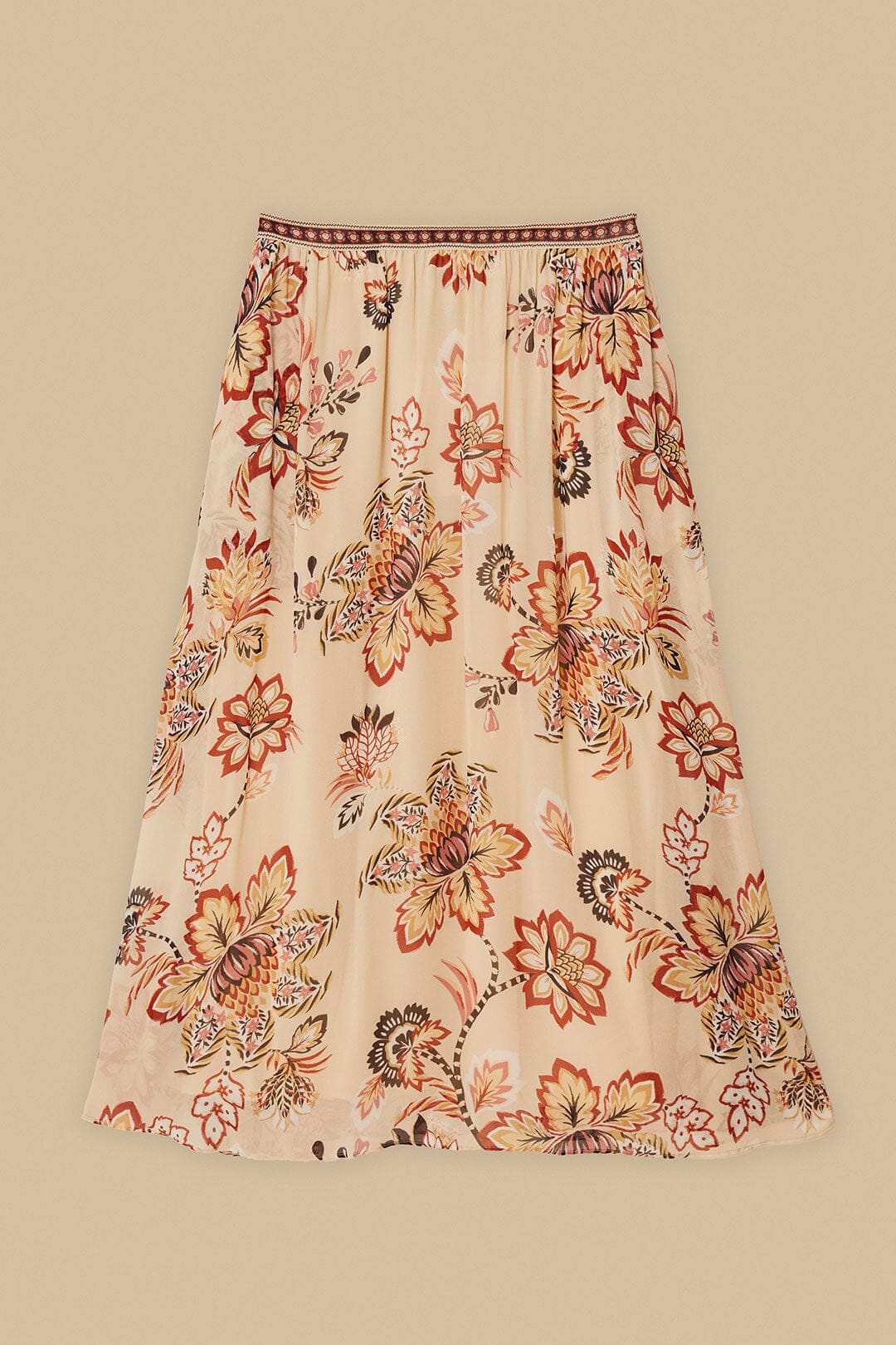 Sand Aura Floral Blouse