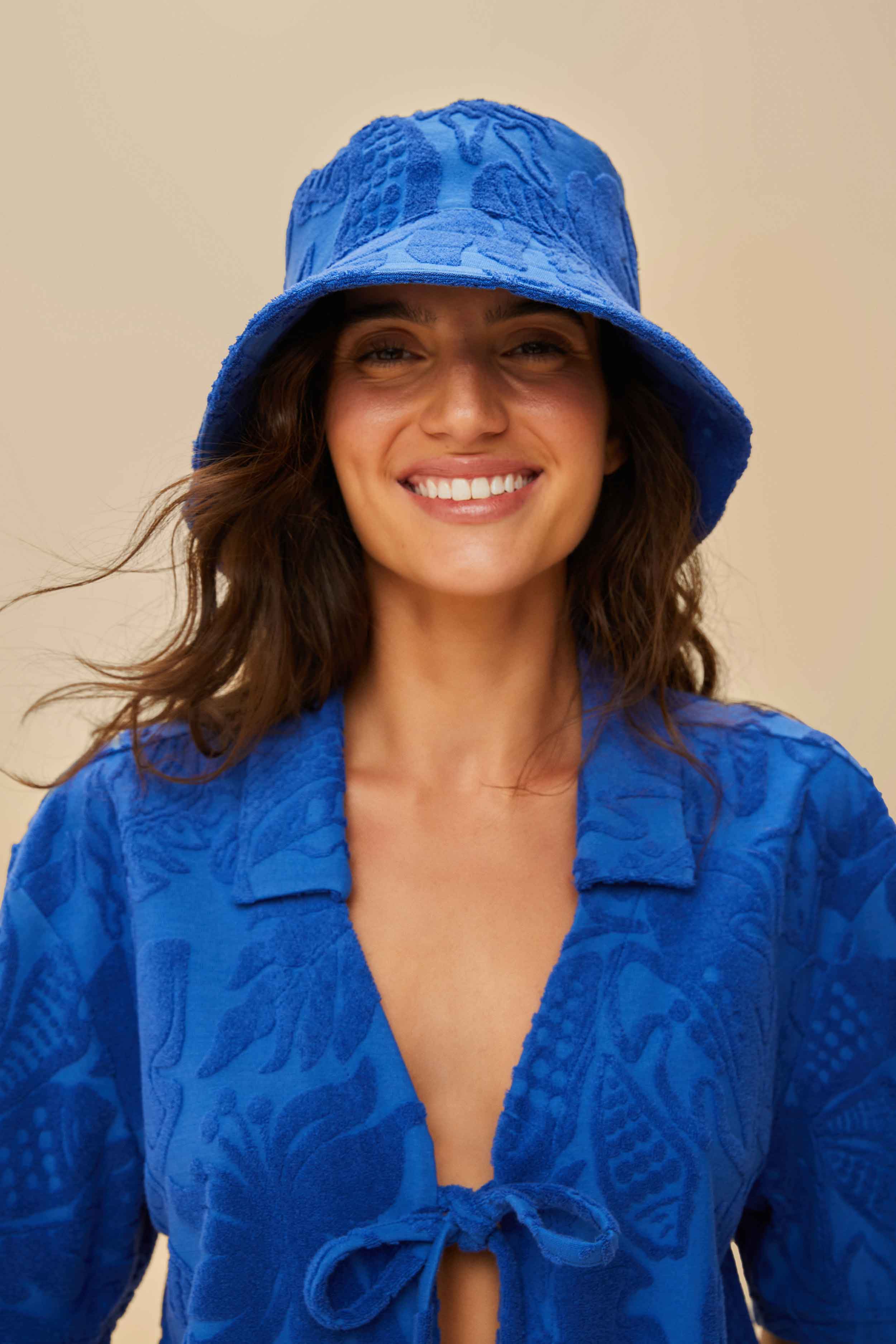 Blue River Nature Towel Hat – FARM Rio