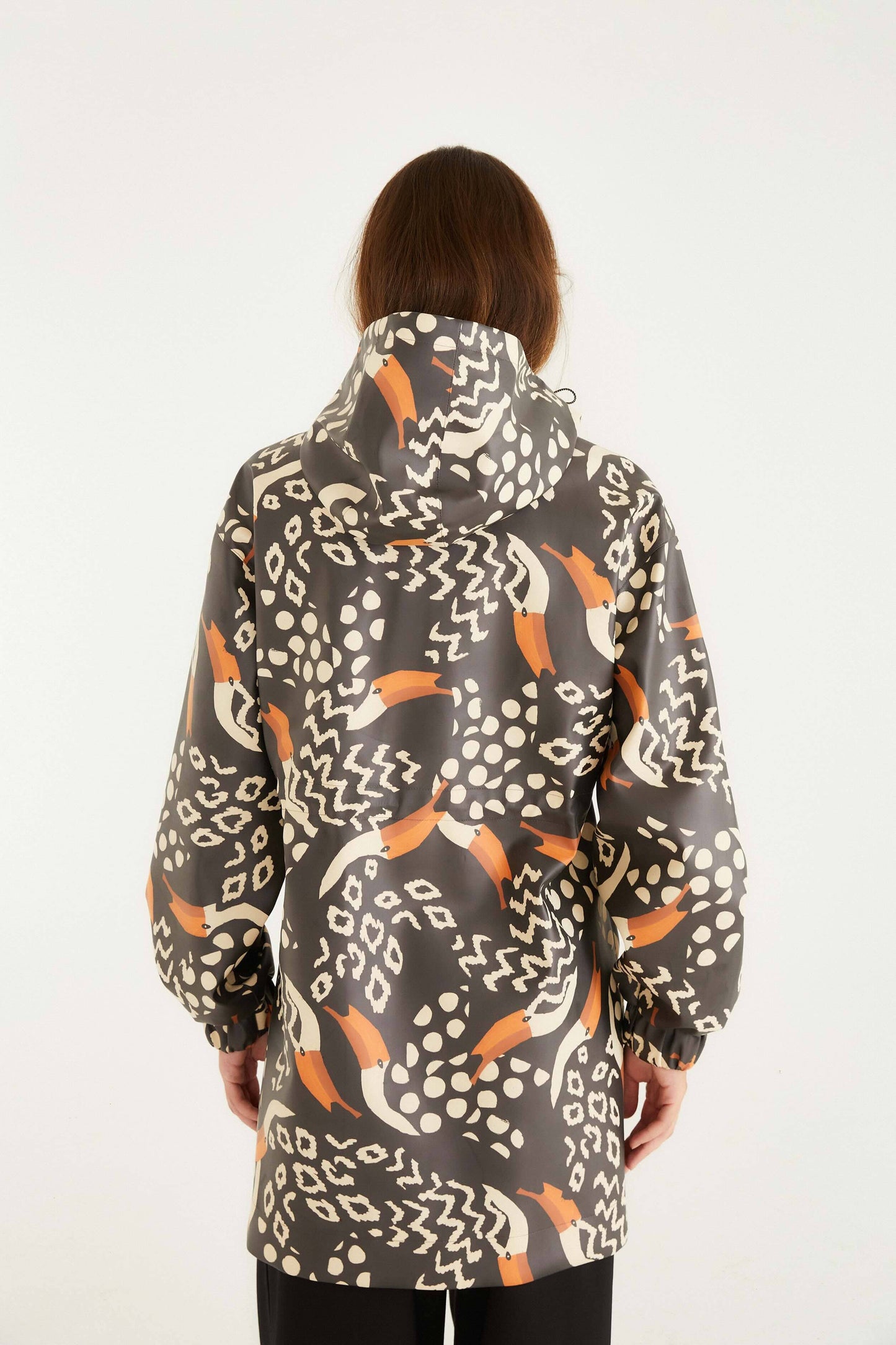 Black Tucanismo Raincoat
