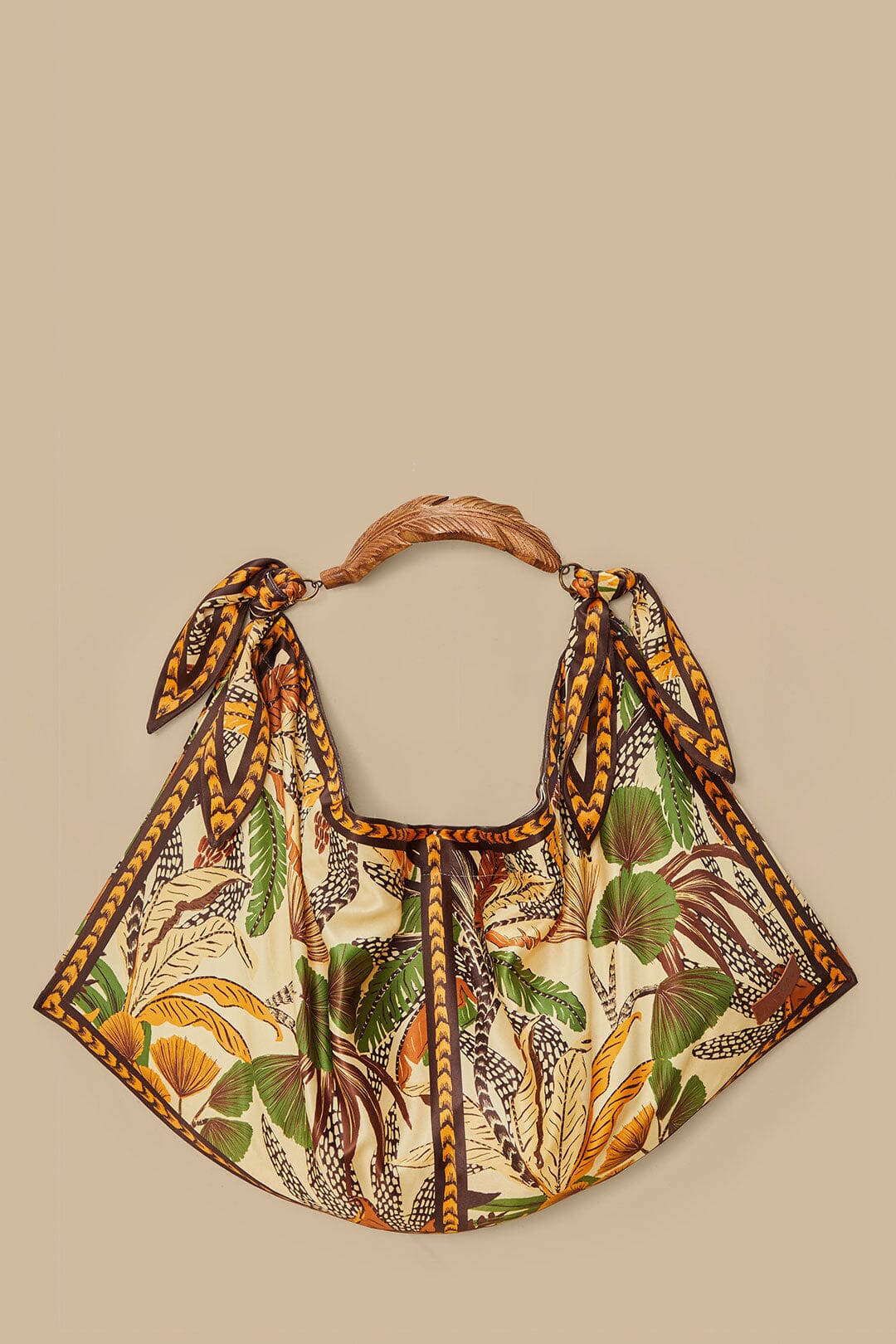 Foliage Sketch Scarf Tote Bag