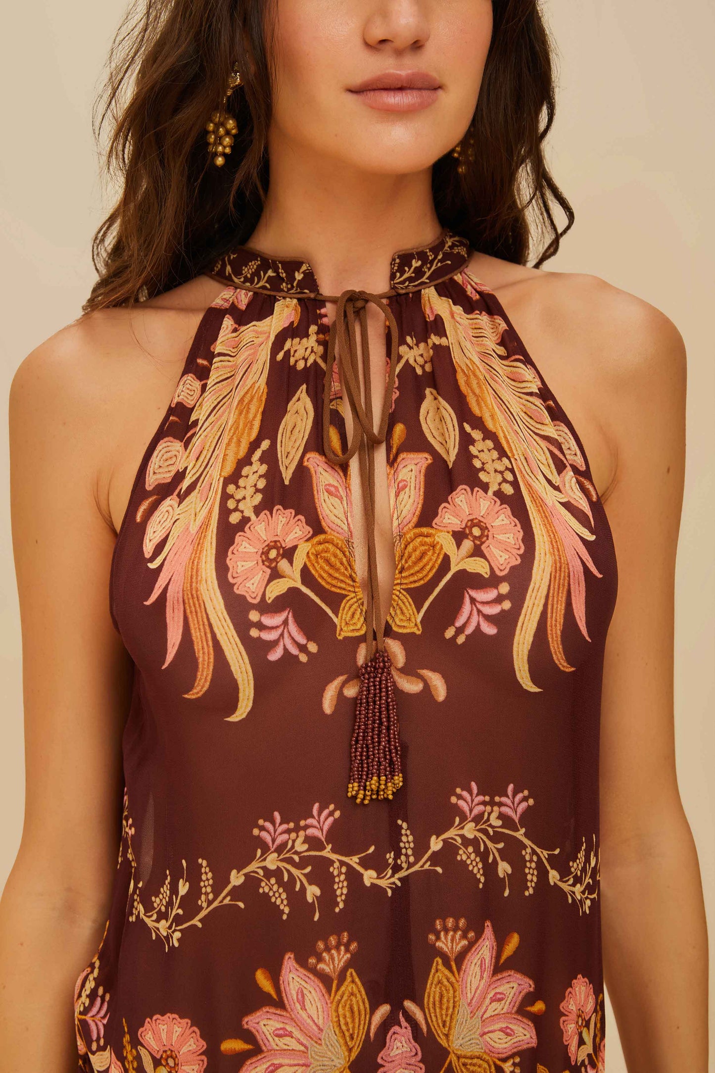 Burgundy Bella Maxi Dress