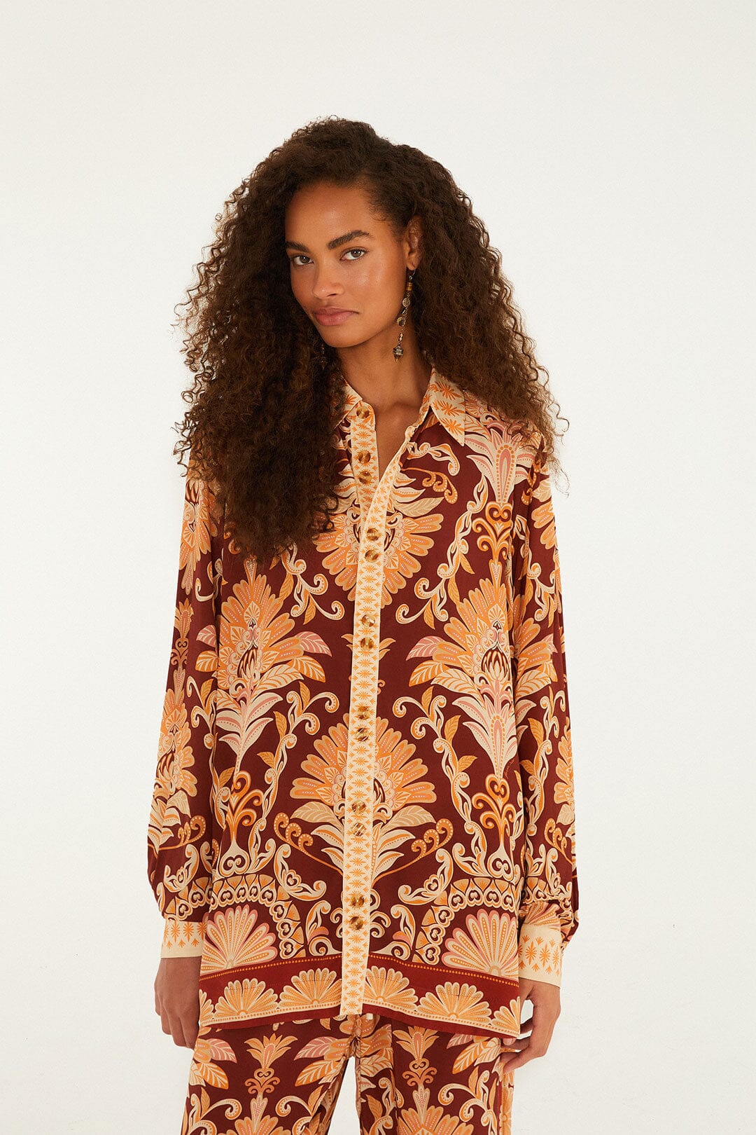 Red Wonderful Tapestry Sand Shirt