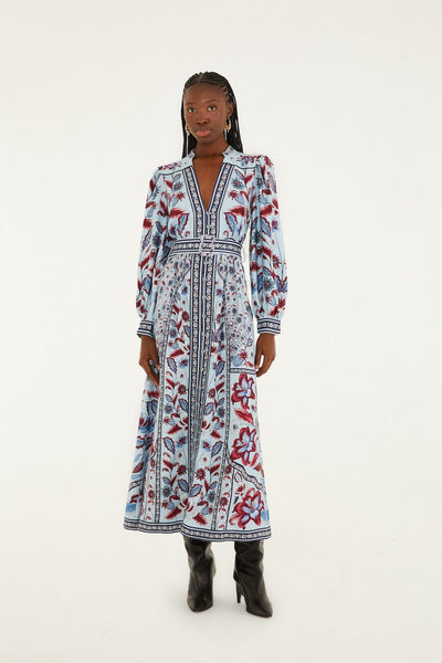 slim fit dress slacks Rudy Long Sleeve Maxi Dress main image 1