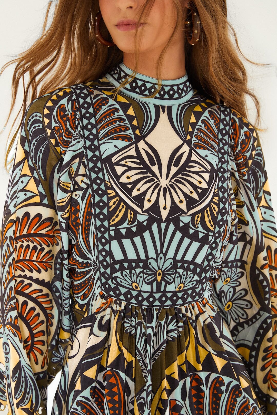 Multicolor Balamana Mini Dress