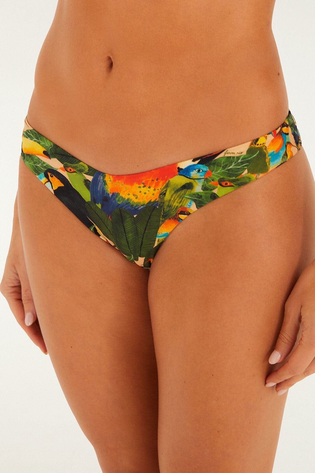 Bird Leaves Low Bikini Bottom