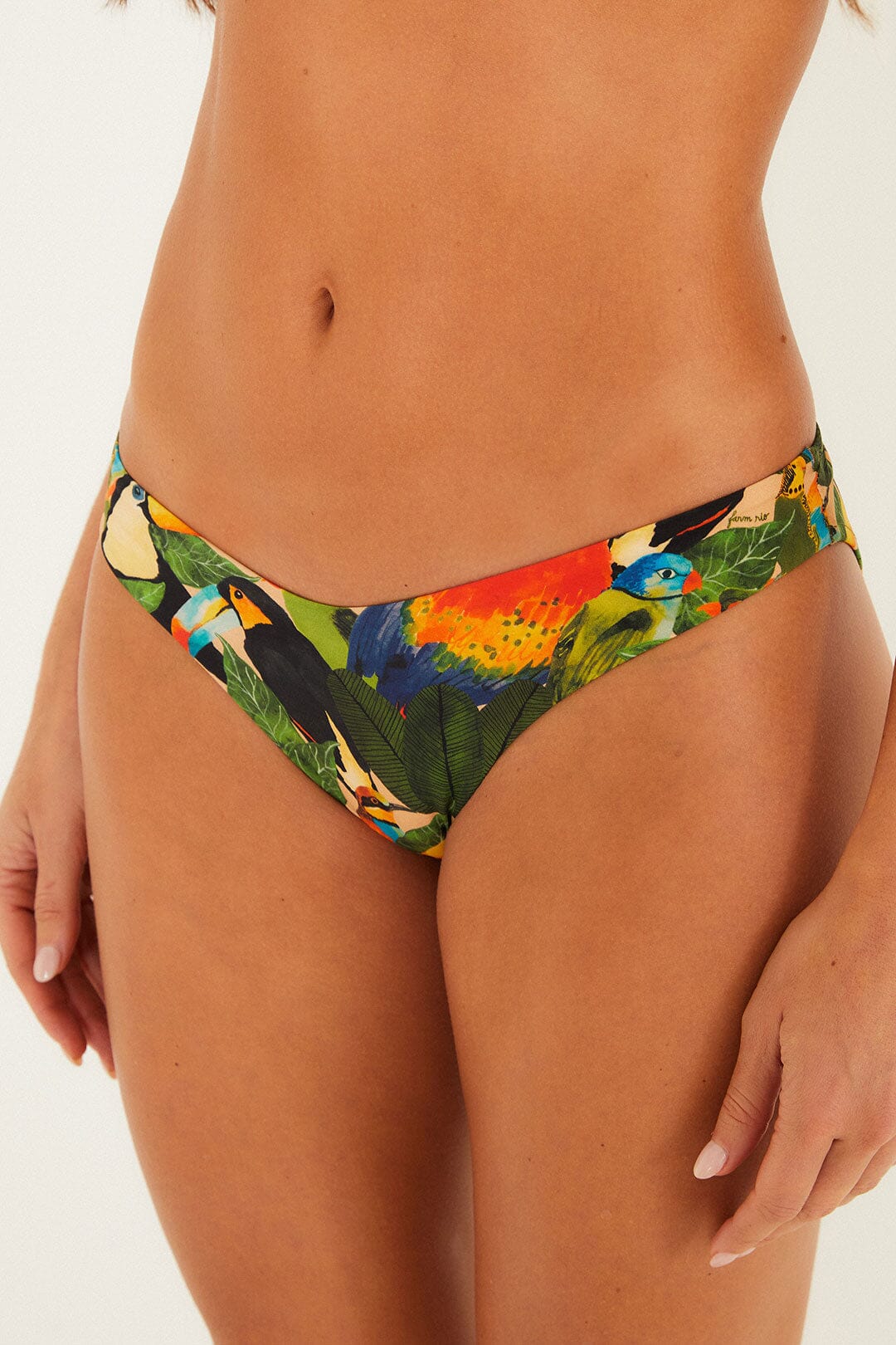 Bird Leaves Low Full Bikini Bottom