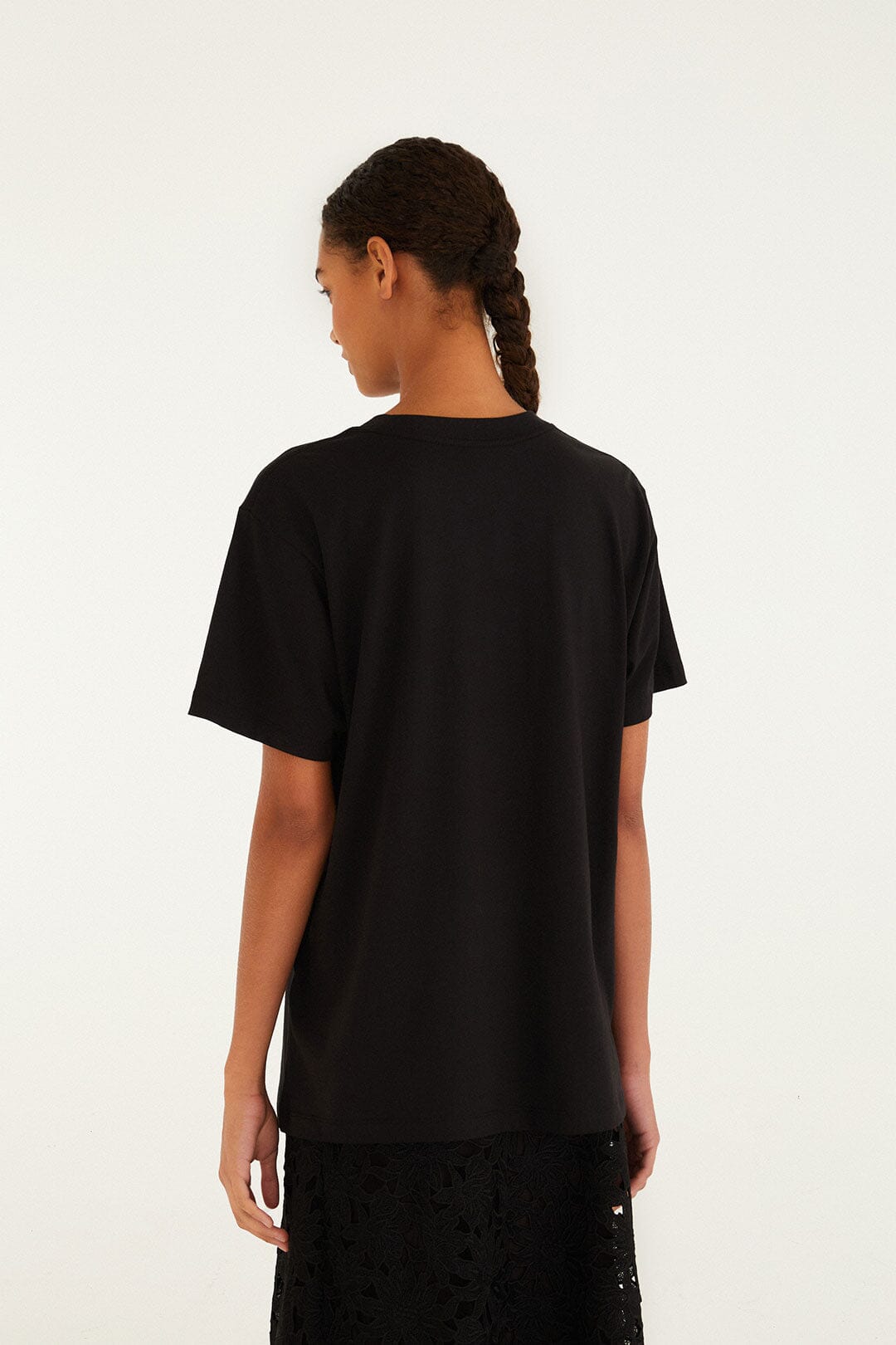 Black Rose Organic Cotton Relaxed T-Shirt