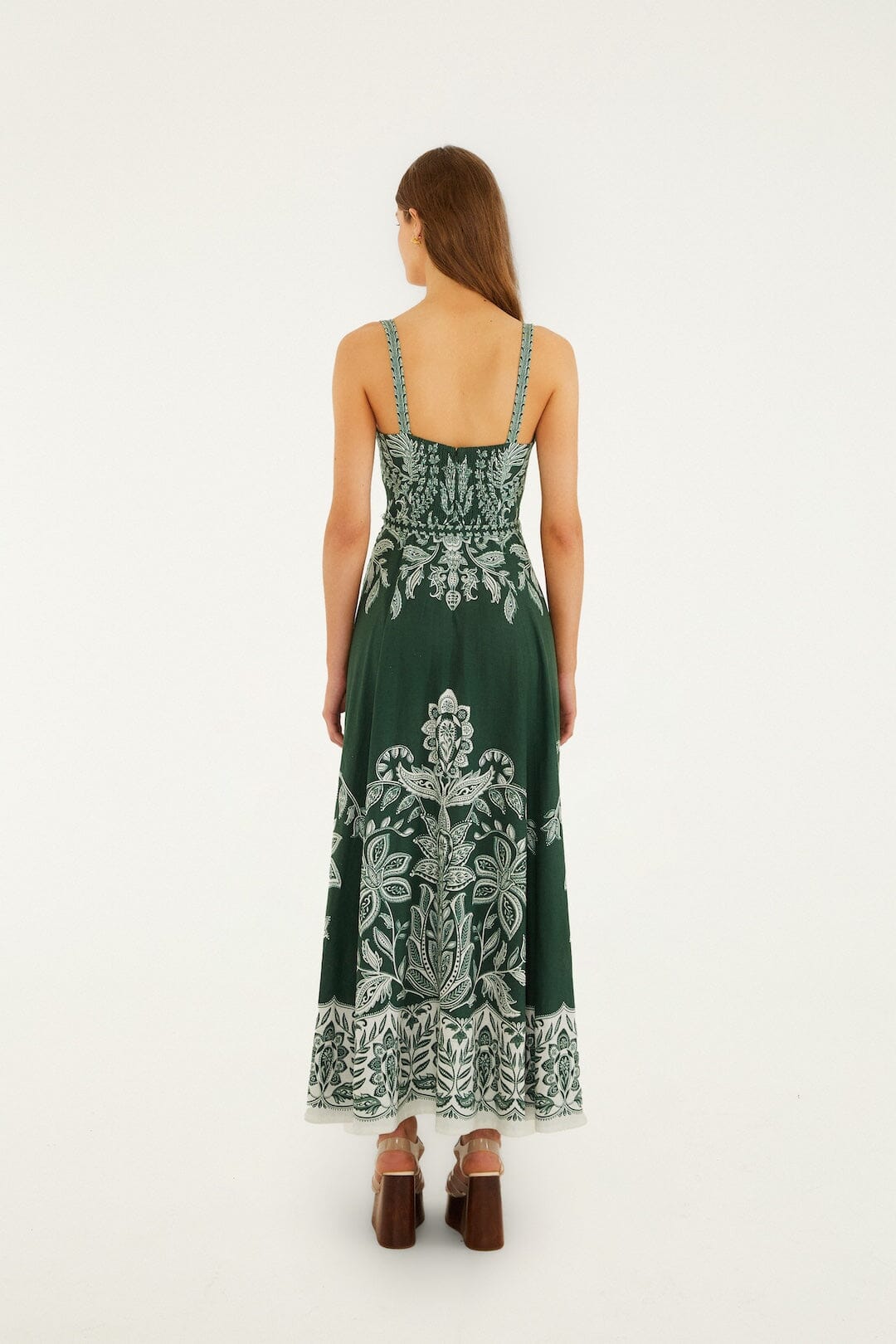 green bright yard maxi dress FARM Rio Bright Yard Maxi Dress Xs in Green