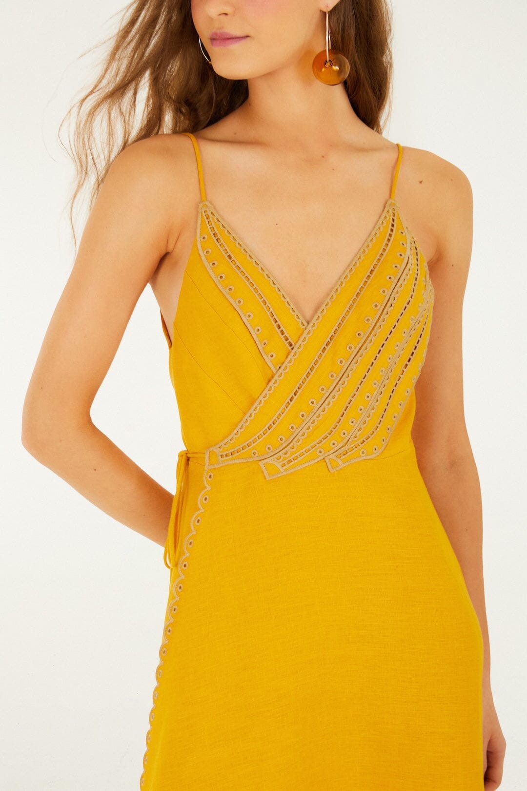 farm rio bossa banana metallic jacquard maxi dress Farm Rio
