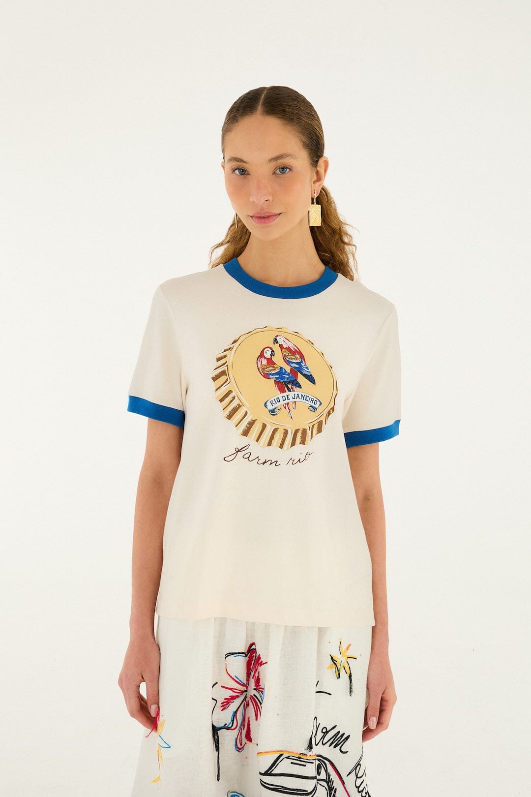 Off-White Beer Cap Organic Cotton Baby T-Shirt