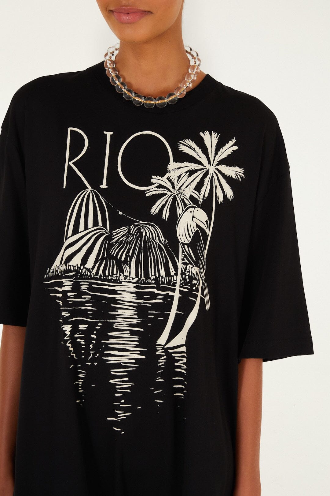 B&w Rio Organic Cotton Mini Jumpsuit