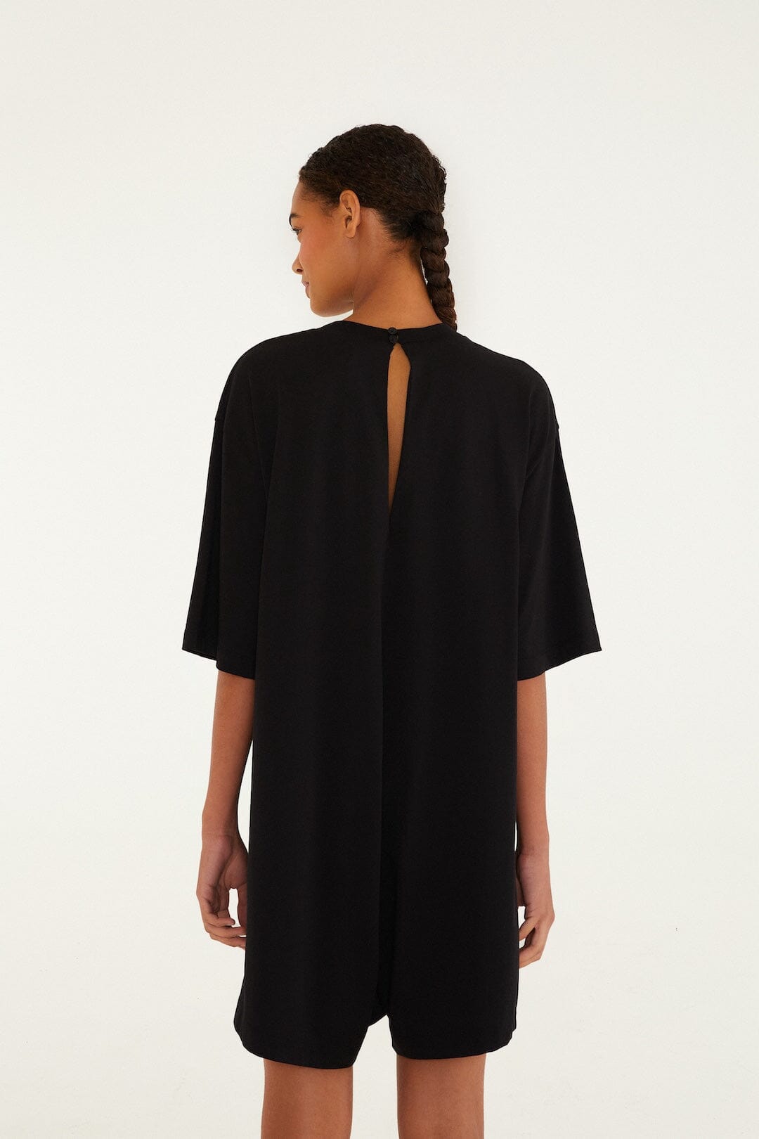 B&w Rio Organic Cotton Mini Jumpsuit