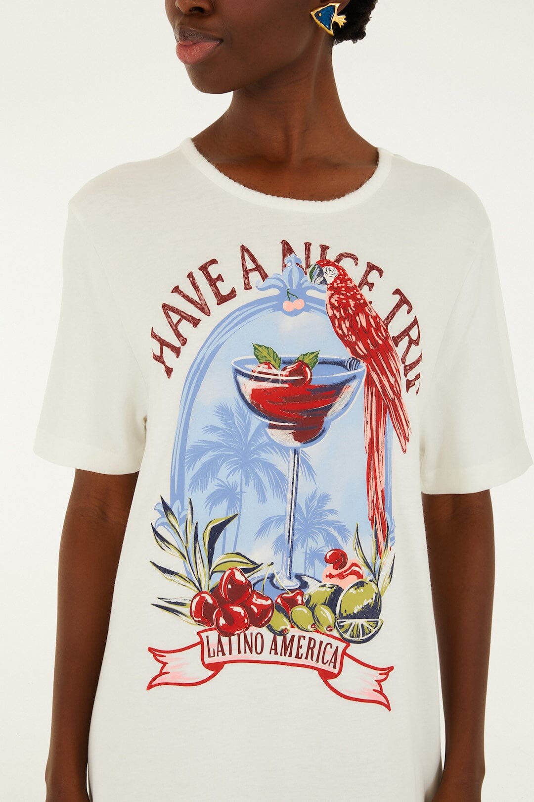 Have A Nice Trip Organic Cotton Maxi Dress